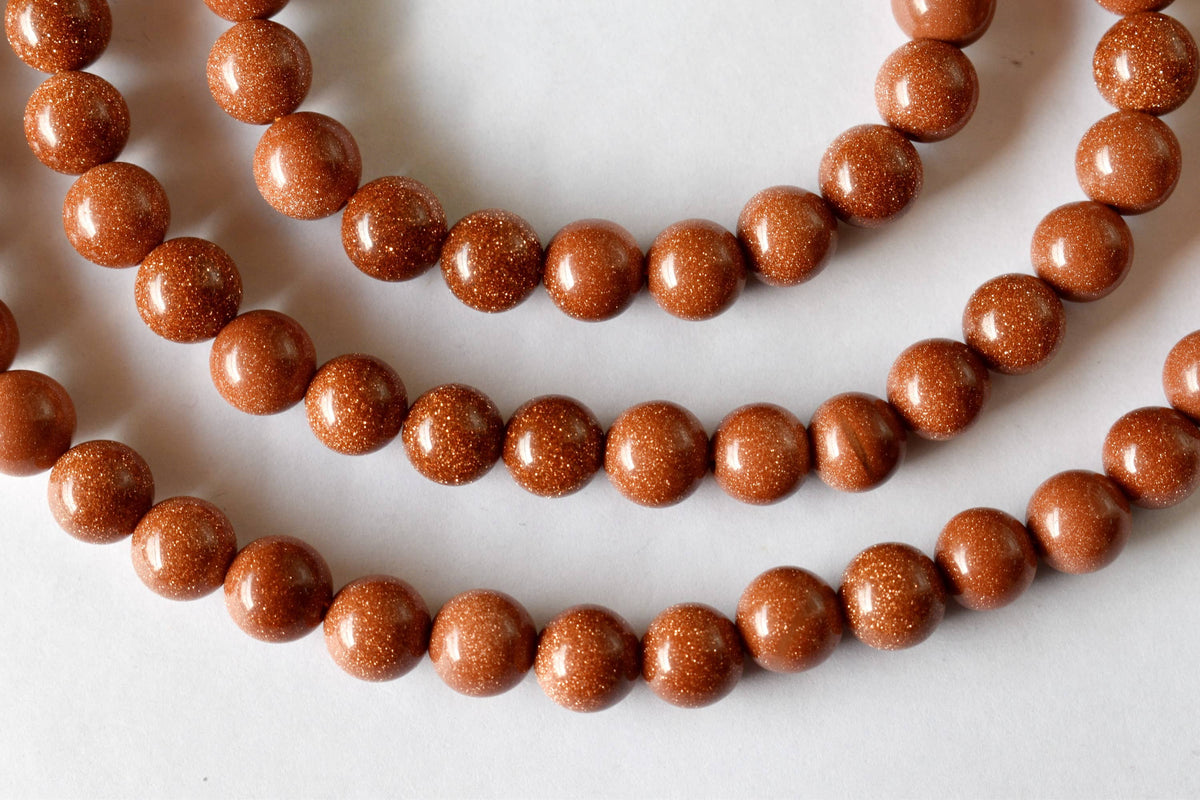 Red Sandstone Beads, Natural Round Crystal Beads 4mm to 16mm DestGlow