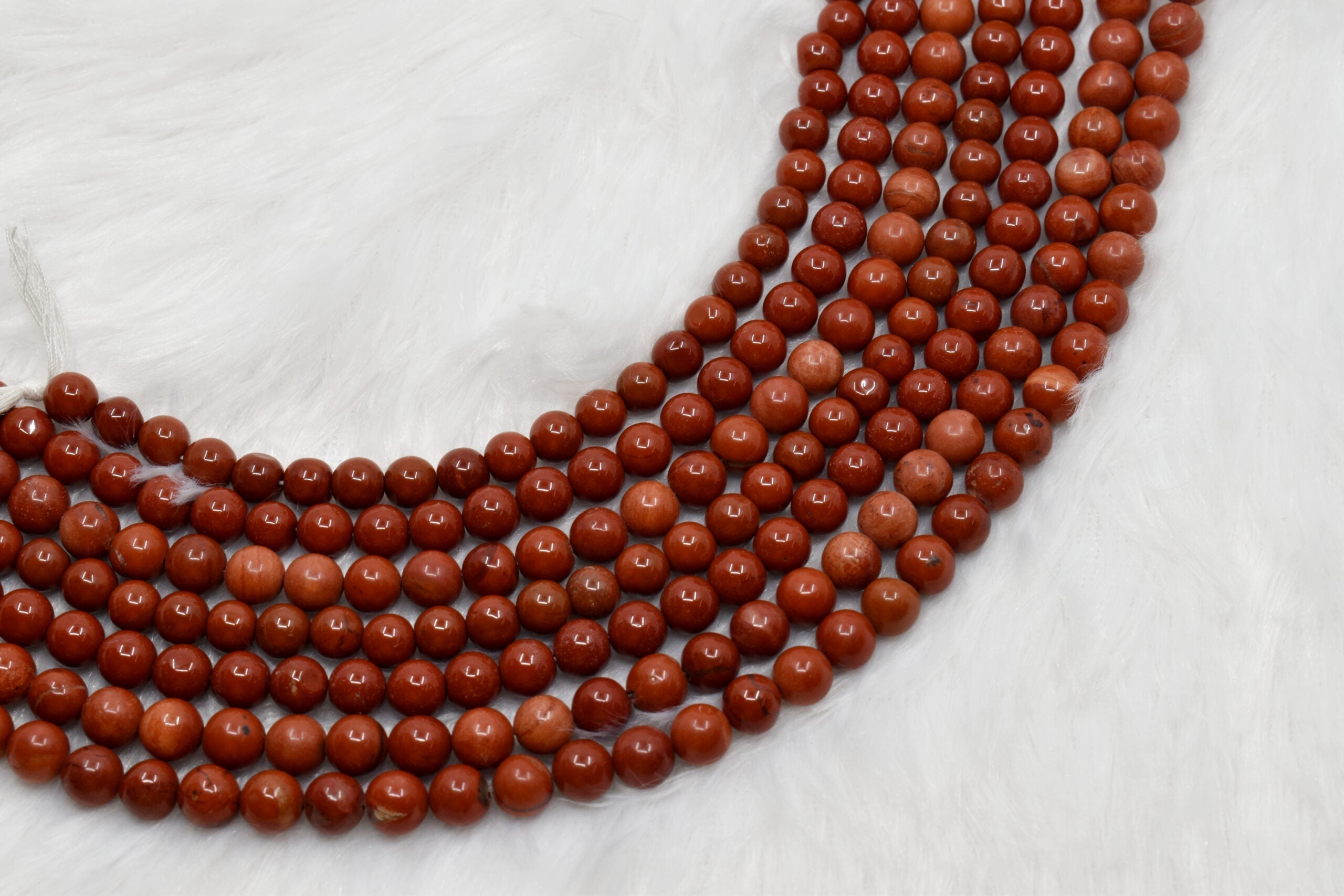 Red Jasper Beads, Natural Round Crystal Beads 4mm to 12mm DestGlow