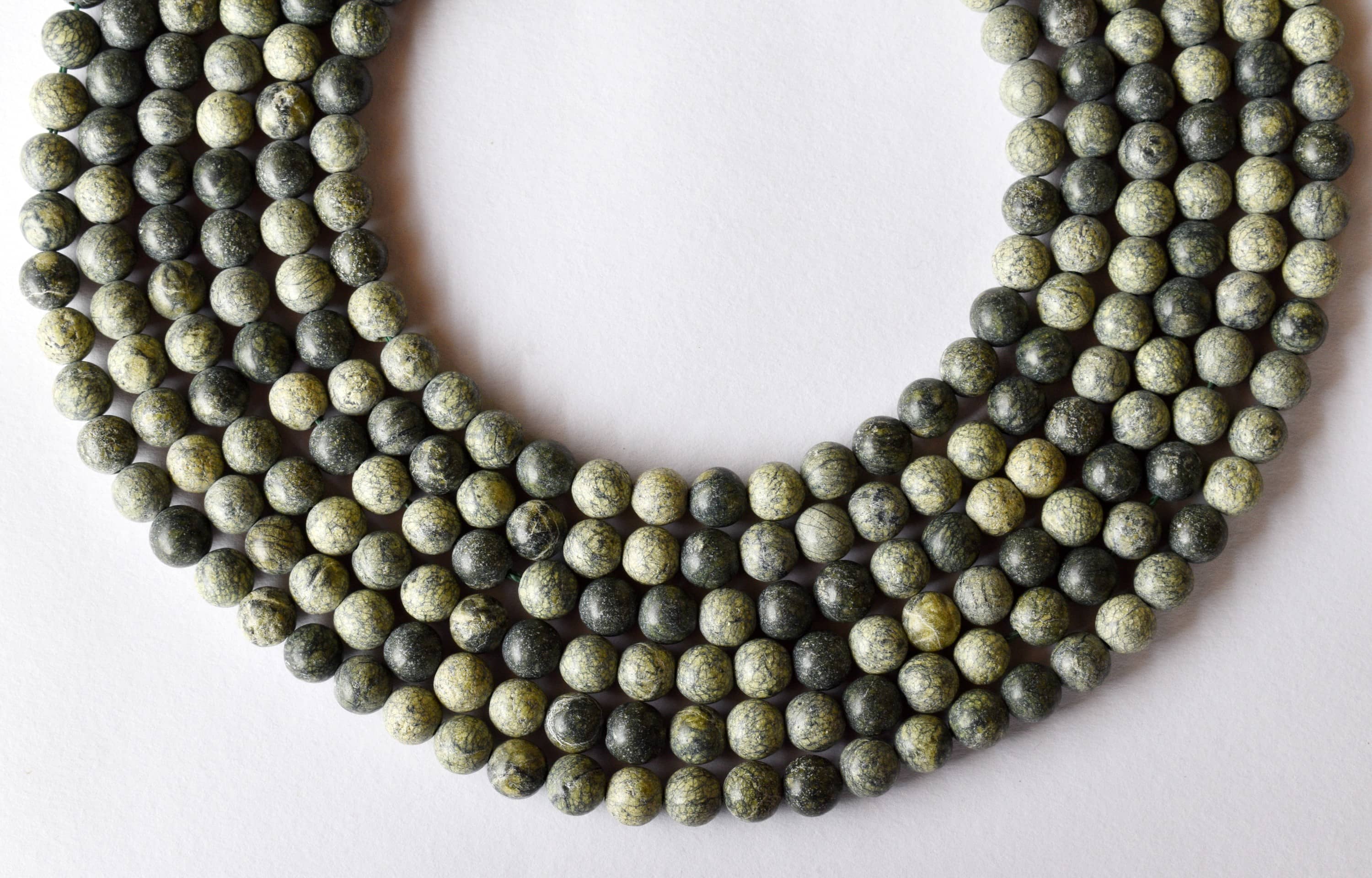 Seraphinite Beads, Natural Round Crystal Beads 4mm to 10mm DestGlow