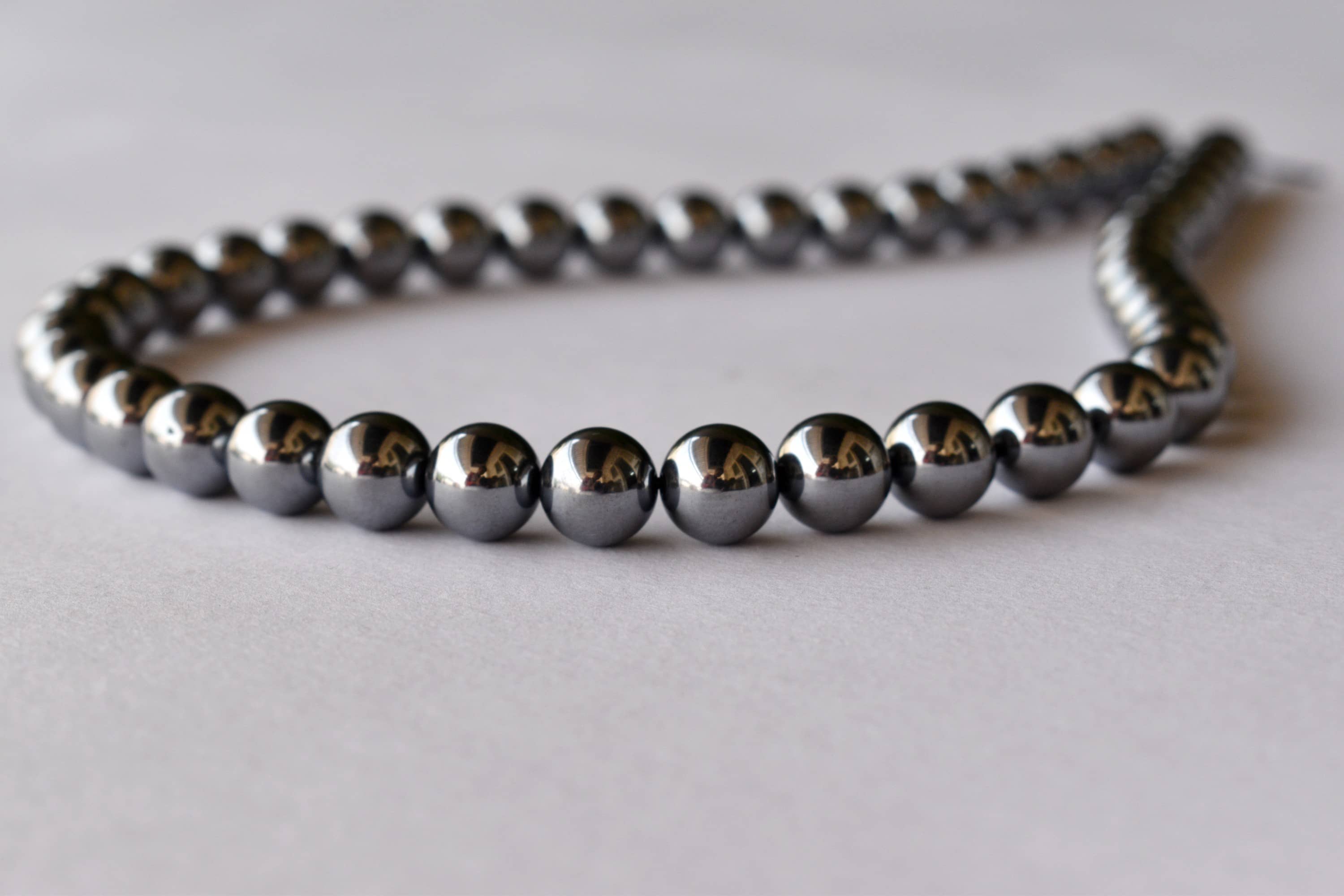 Shungite Elite Beads, Natural Round Crystal Beads 4mm to 10mm DestGlow