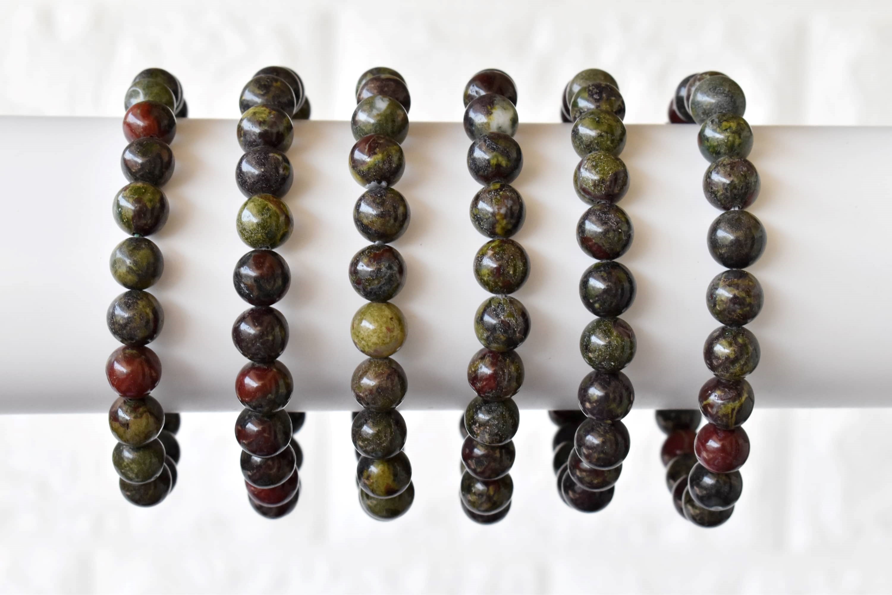 African Bloodstone Bracelet (Courage and Strength) DestGlow