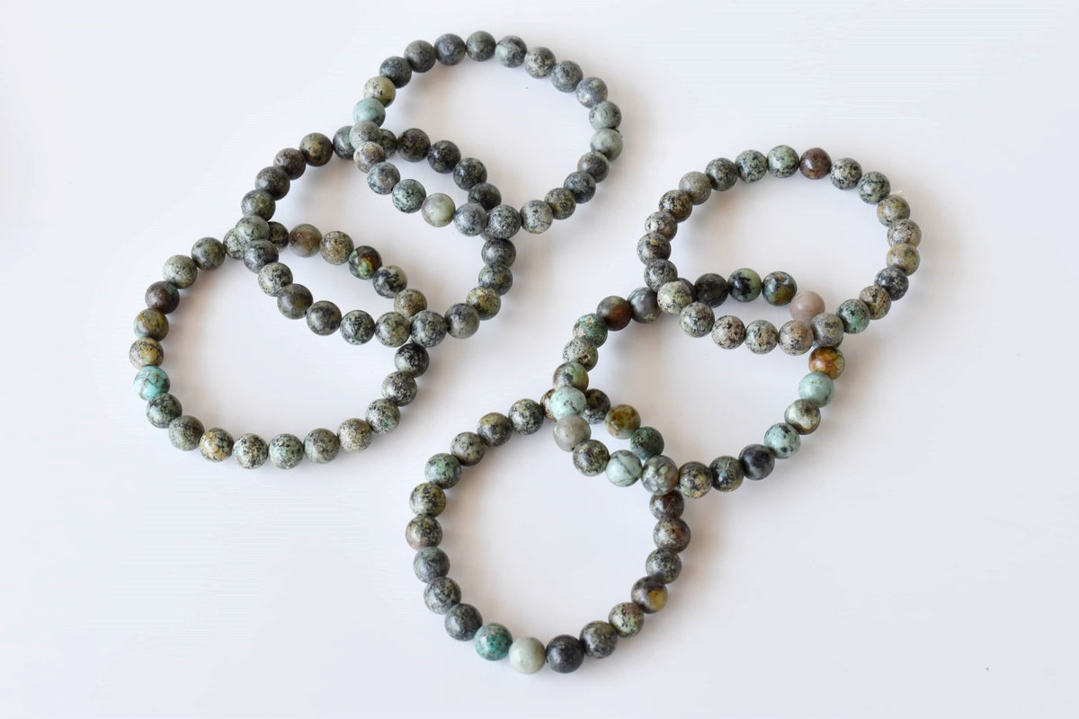 African Turquoise Bracelet (Transformation and Love). DestGlow