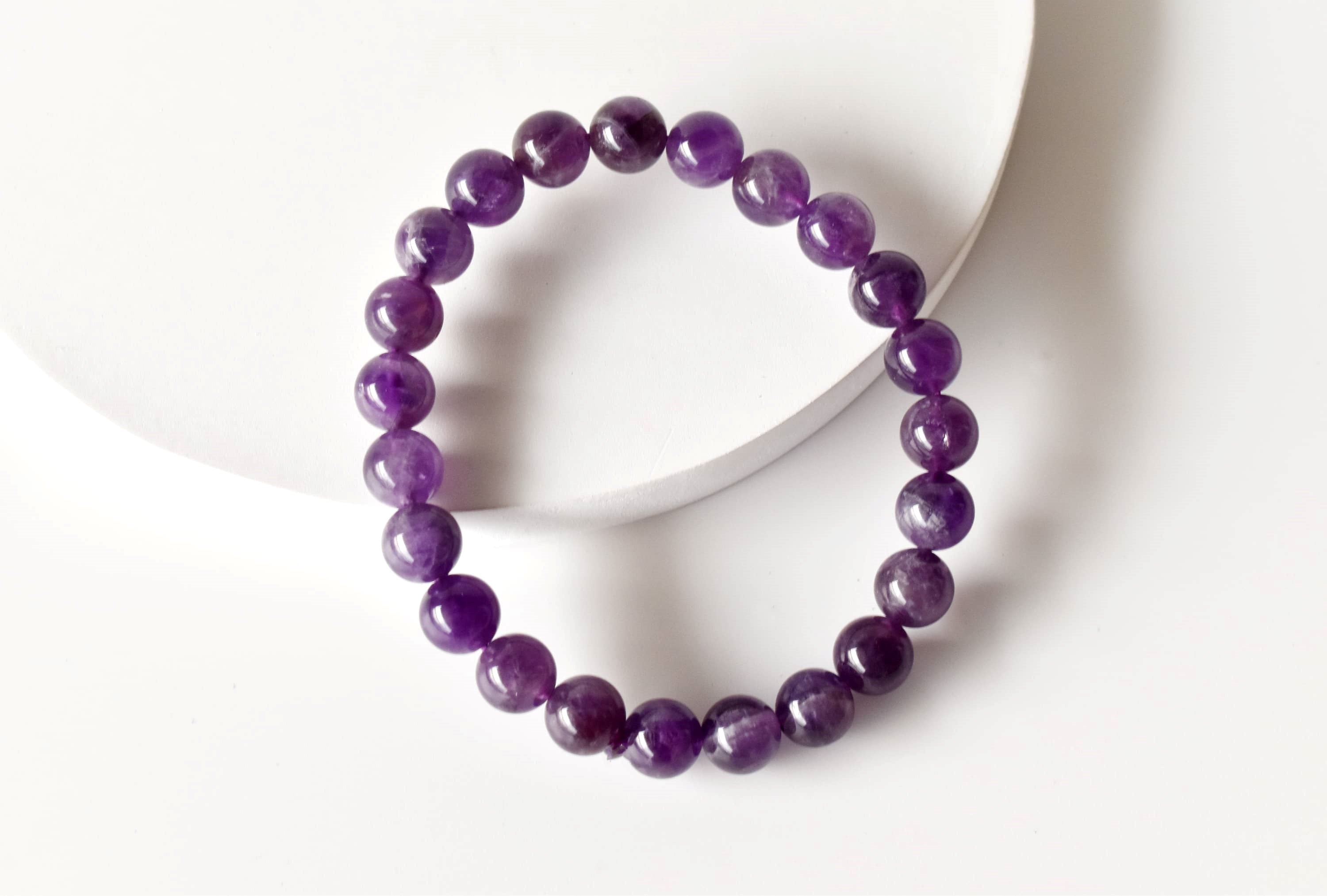 Amethyst Bracelet (Inspiration and Breaking Addictions) DestGlow
