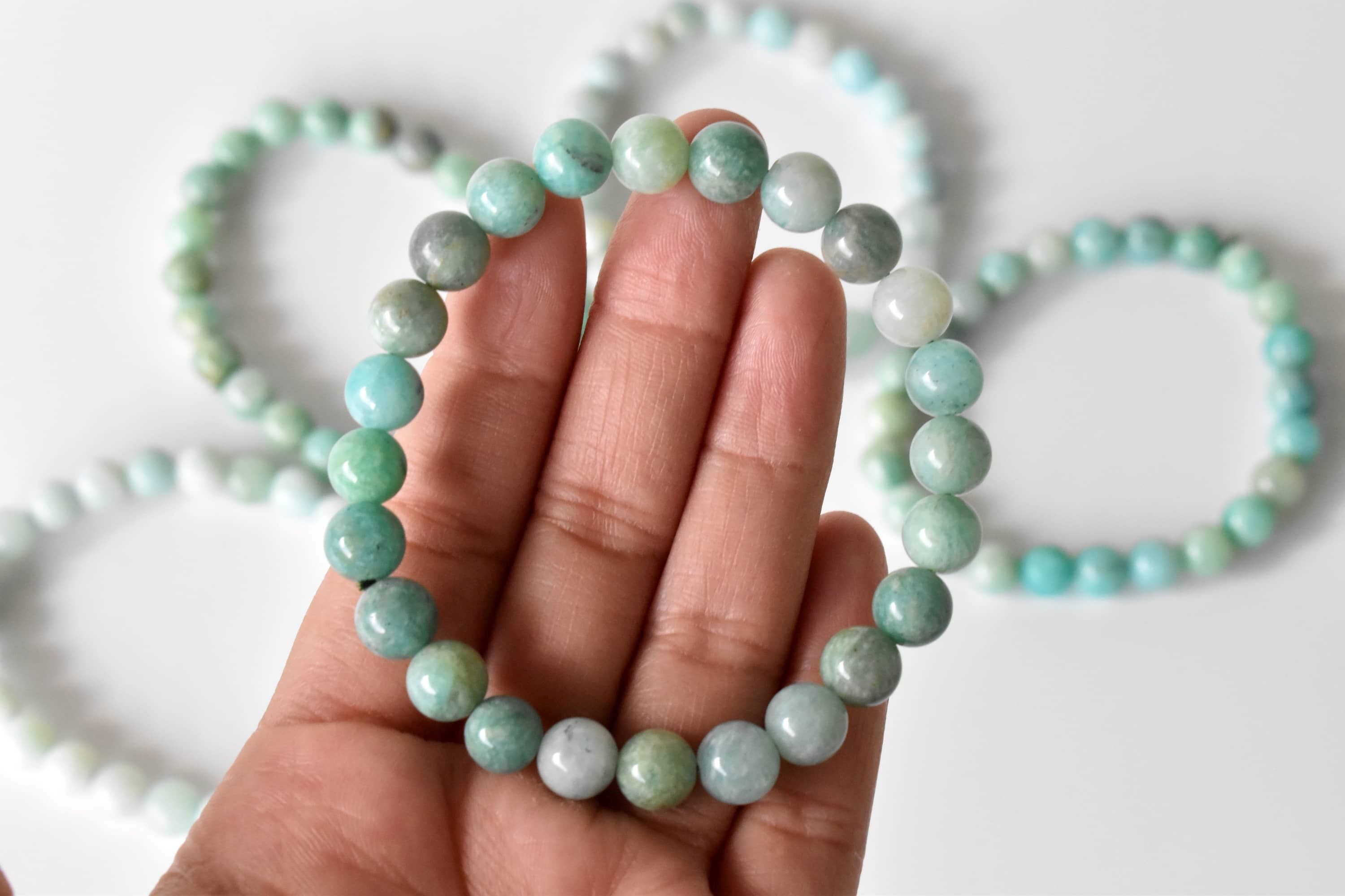 Amazonite Bracelet (Alignment Of Chakra and Trust) DestGlow
