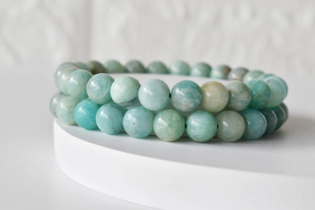 Amazonite Bracelet (Alignment Of Chakra and Trust) DestGlow