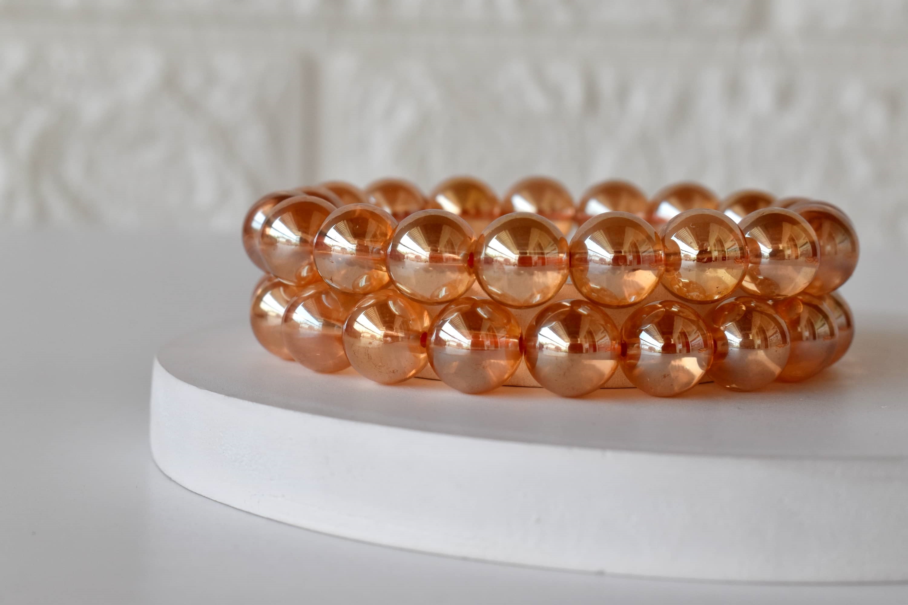 Aura Quartz Citrine Bracelet (Luck And Good Fortune) DestGlow