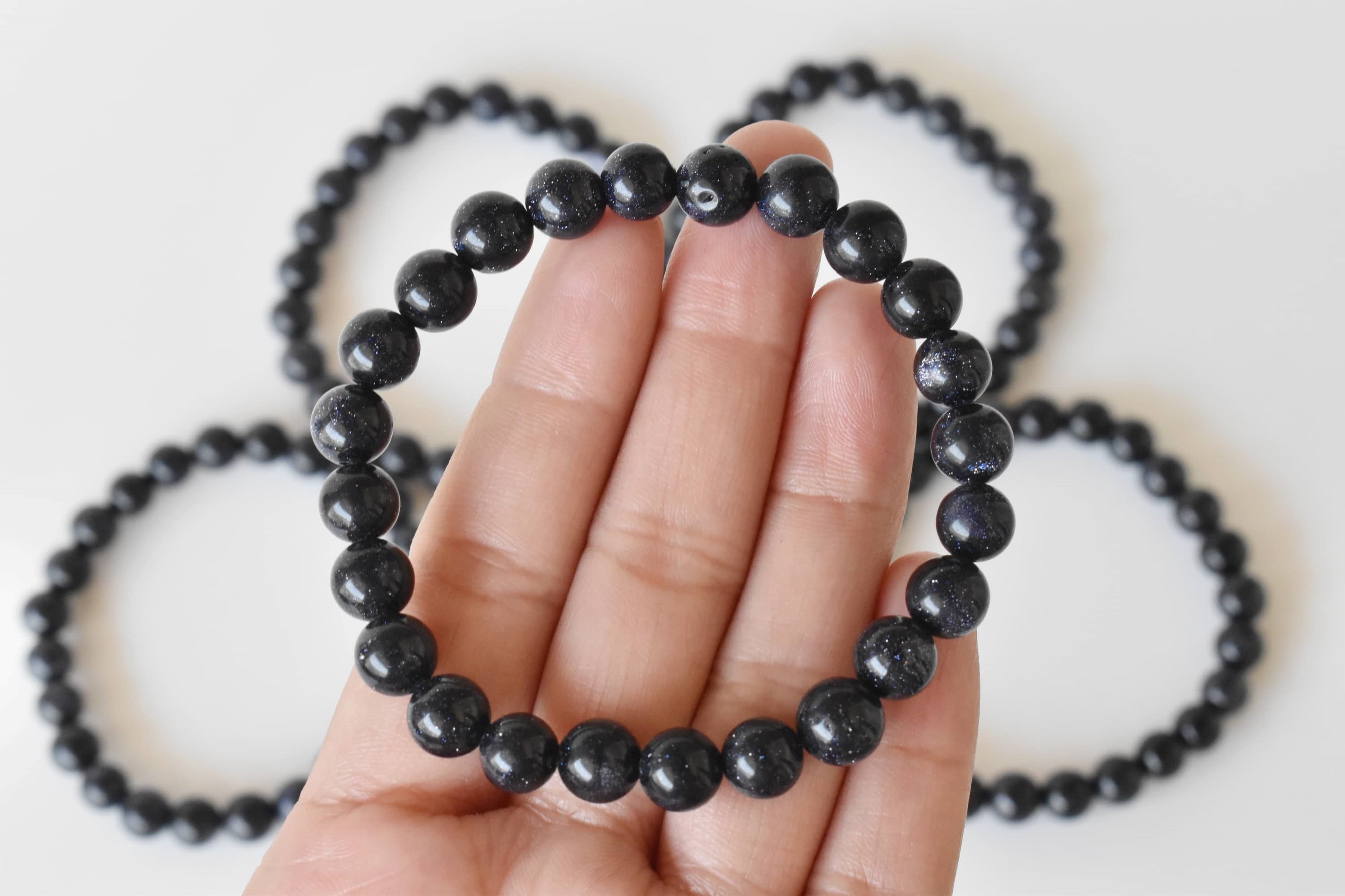 Blue Sandstone Bracelet (Inspiration and Trust) DestGlow