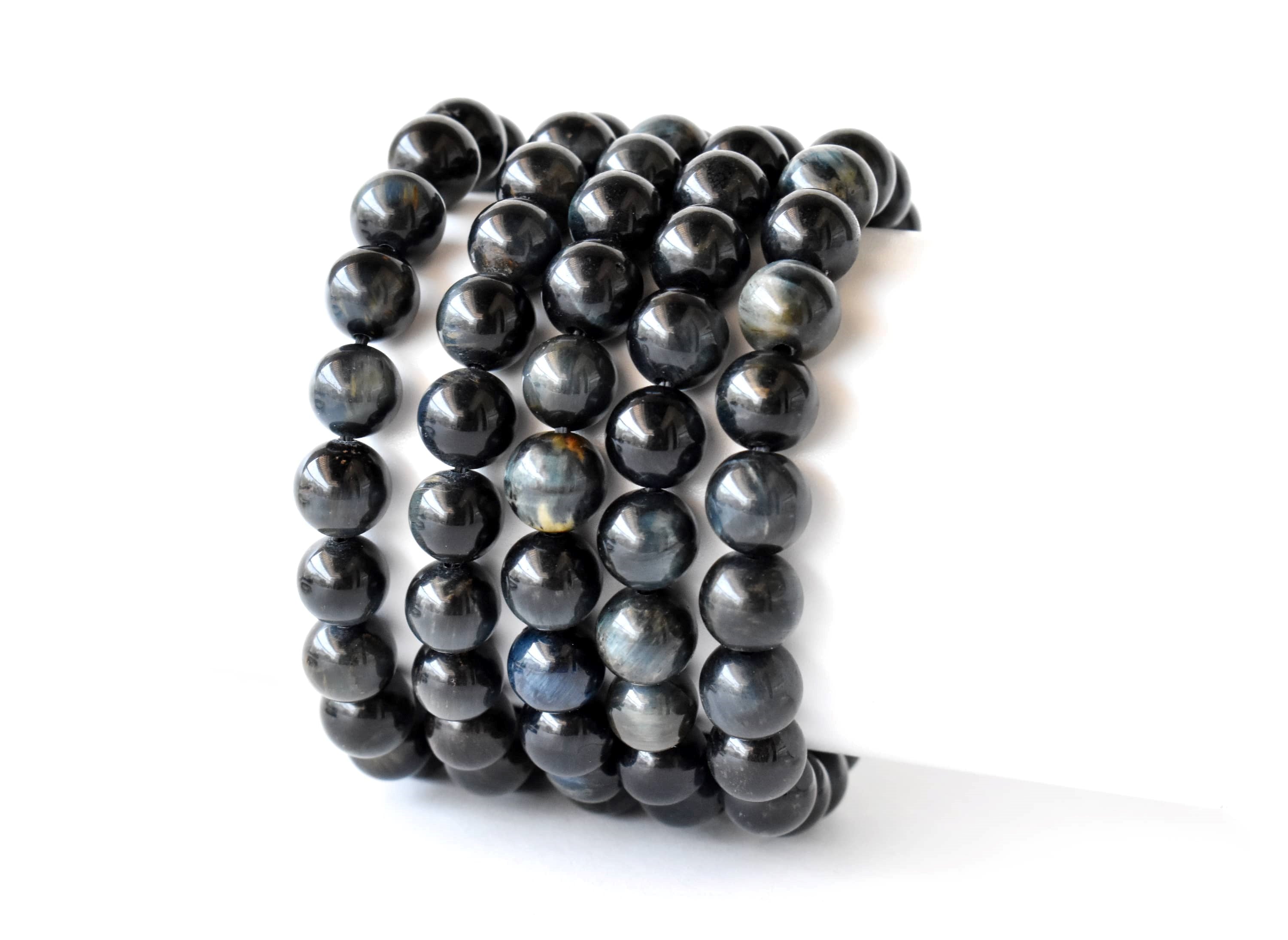 Blue Tiger Eye Bracelet (Generosity and Dreams) DestGlow