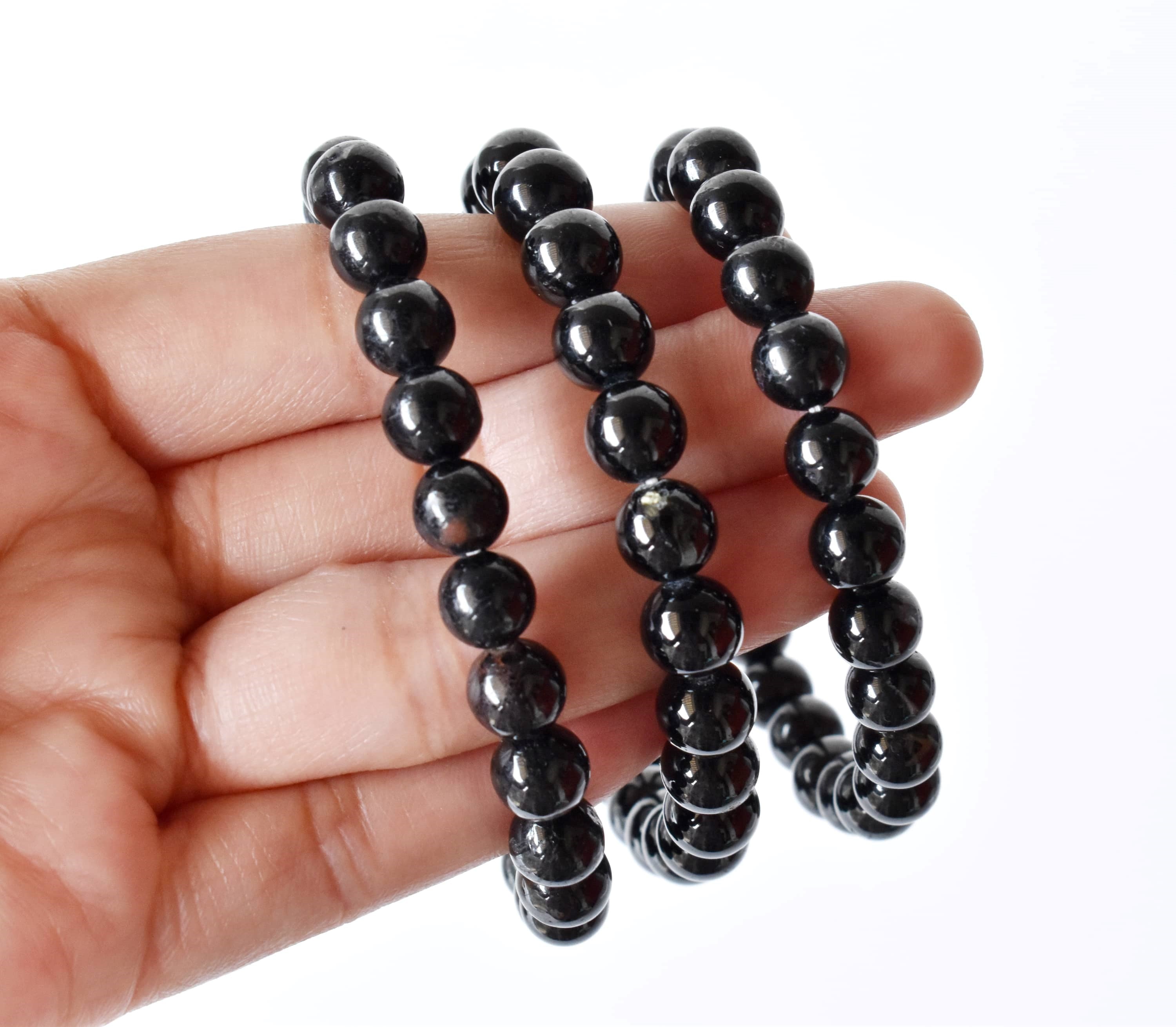 Black Tourmaline Bracelet(Resolution and Strength) DestGlow