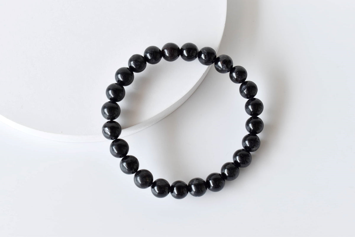 Black Tourmaline Bracelet(Resolution and Strength) DestGlow