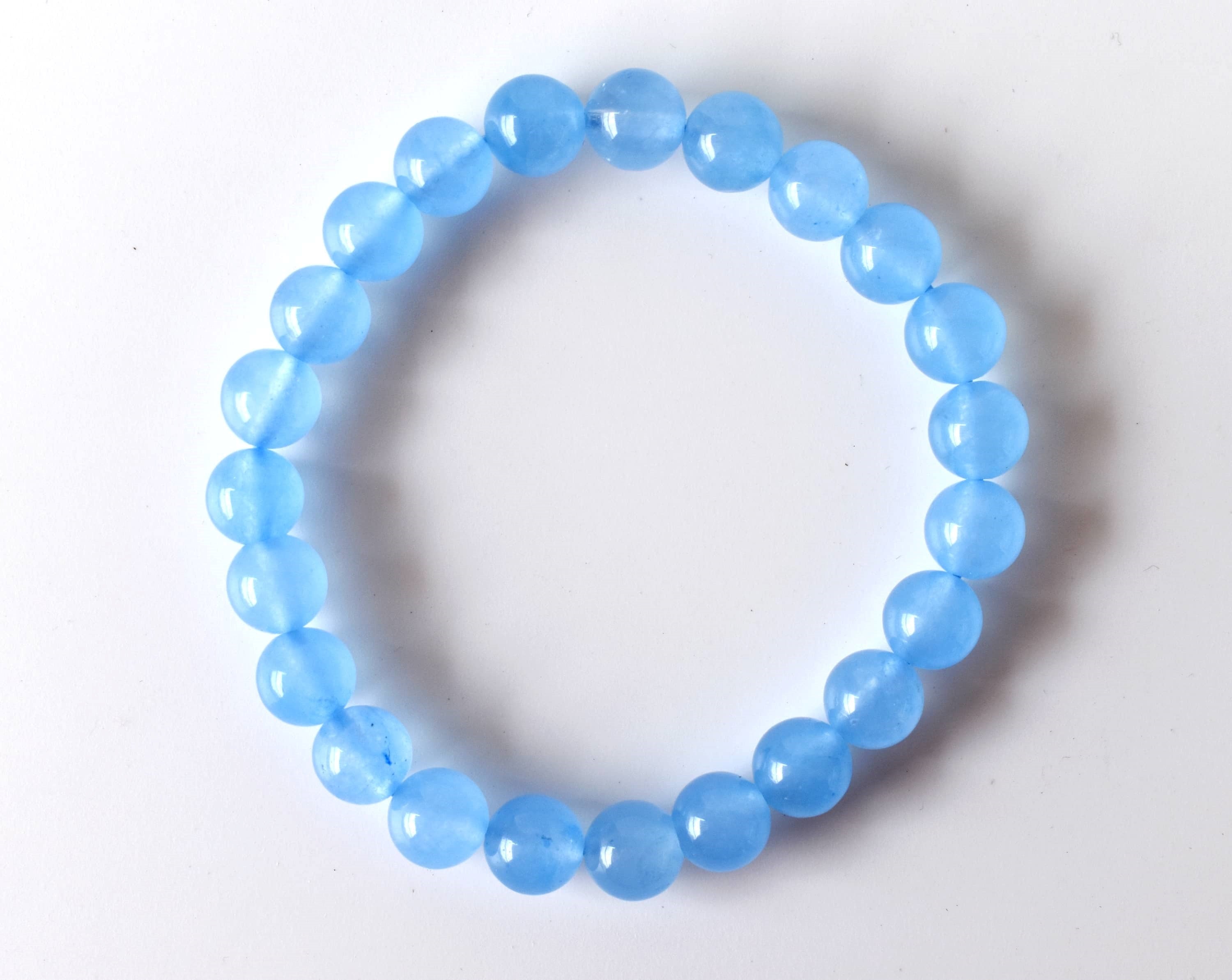Chalcedony Bracelet (Communication and Peace Of Mind ) DestGlow