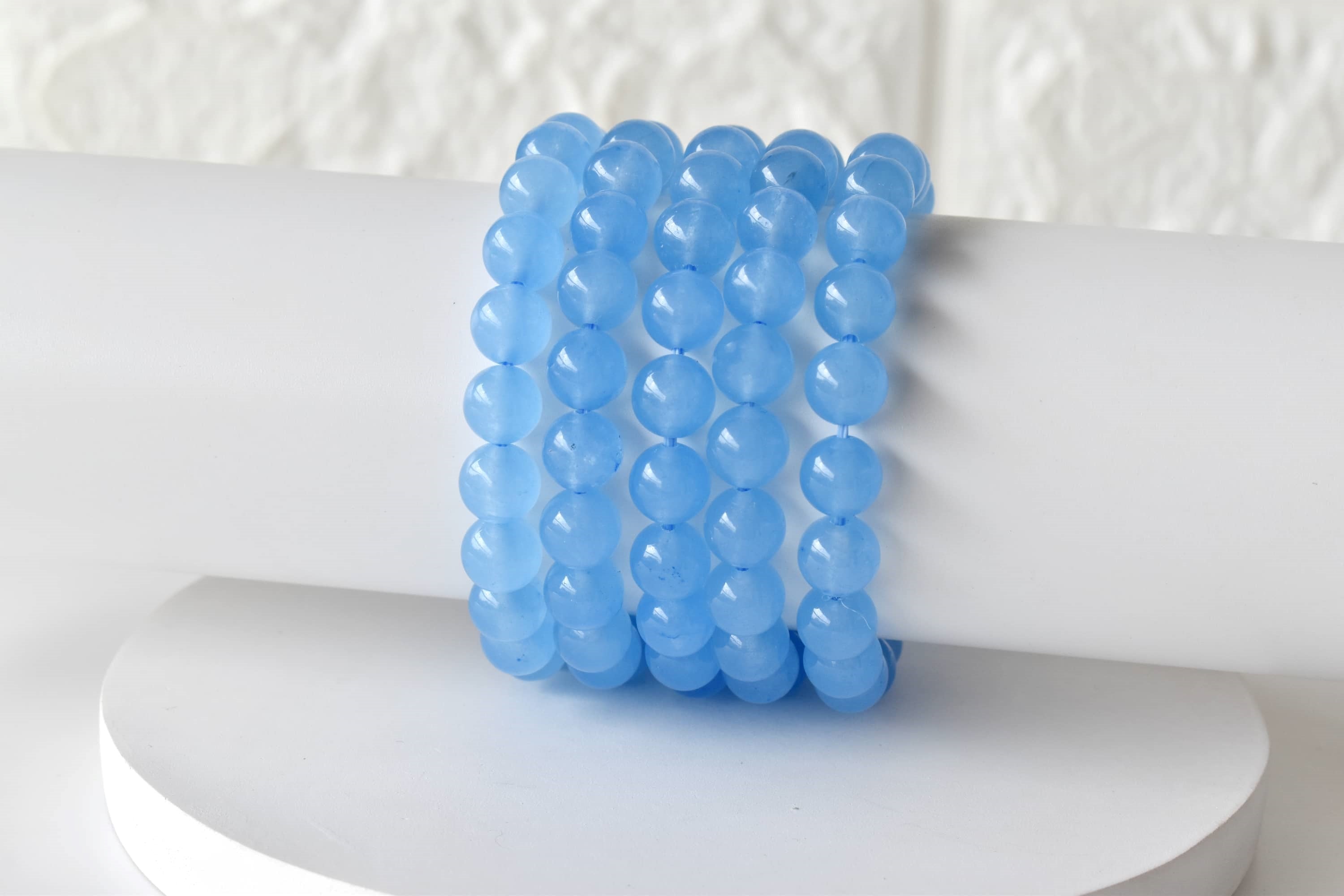 Chalcedony Bracelet (Communication and Peace Of Mind ) DestGlow