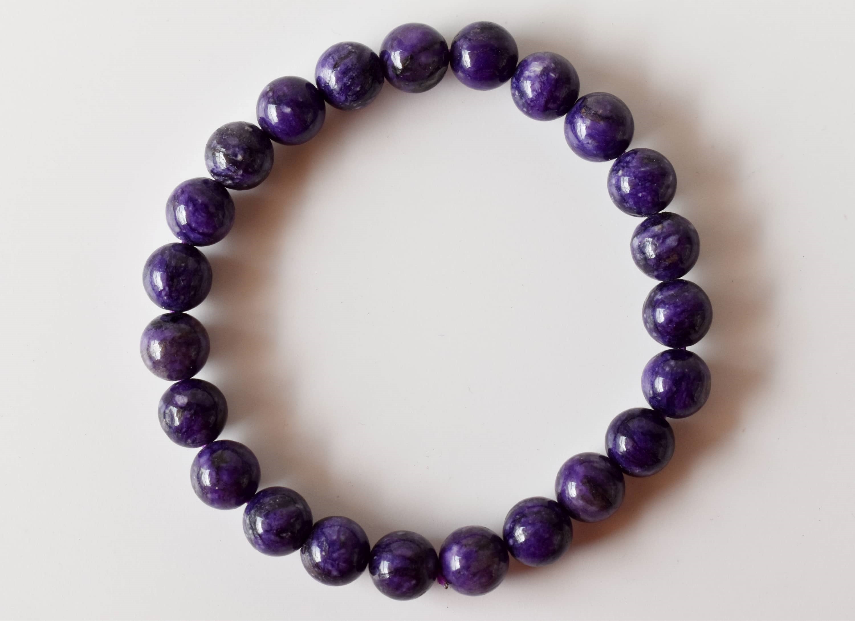 Charoite Bracelet (Self-Discipline and Stress Relief) DestGlow