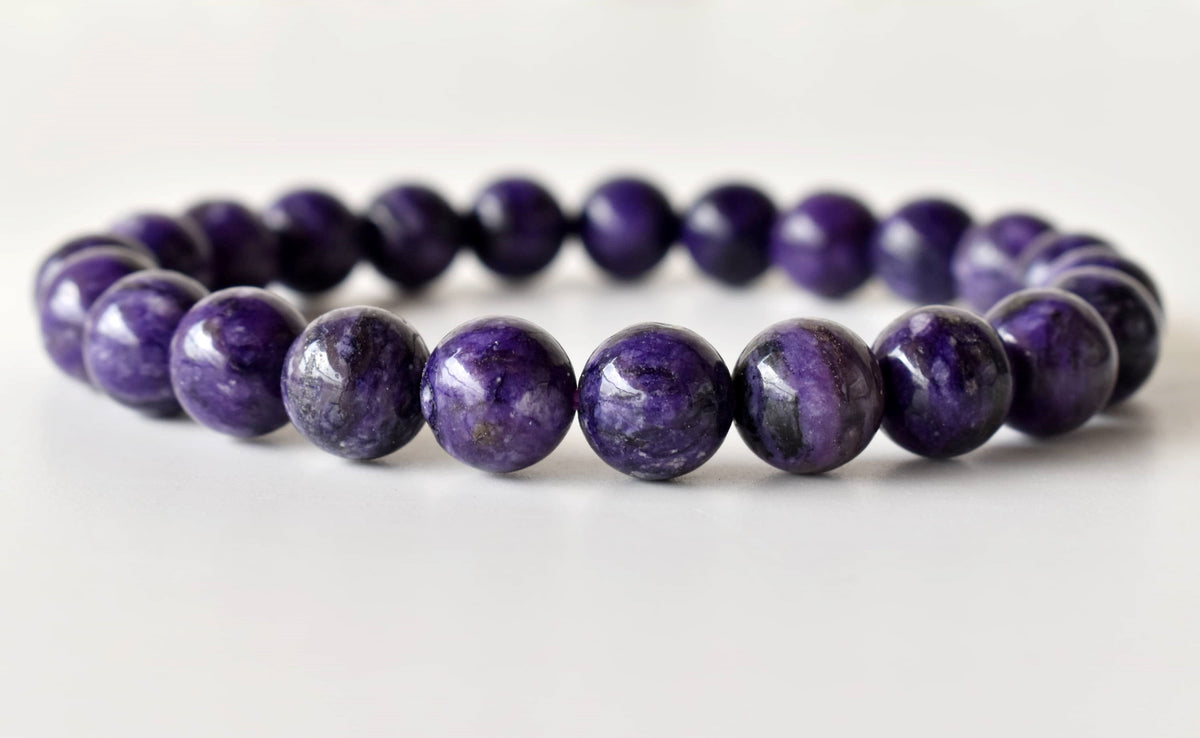 Charoite Bracelet (Self-Discipline and Stress Relief) DestGlow