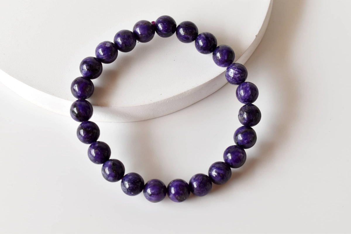 Charoite Bracelet (Self-Discipline and Stress Relief) DestGlow