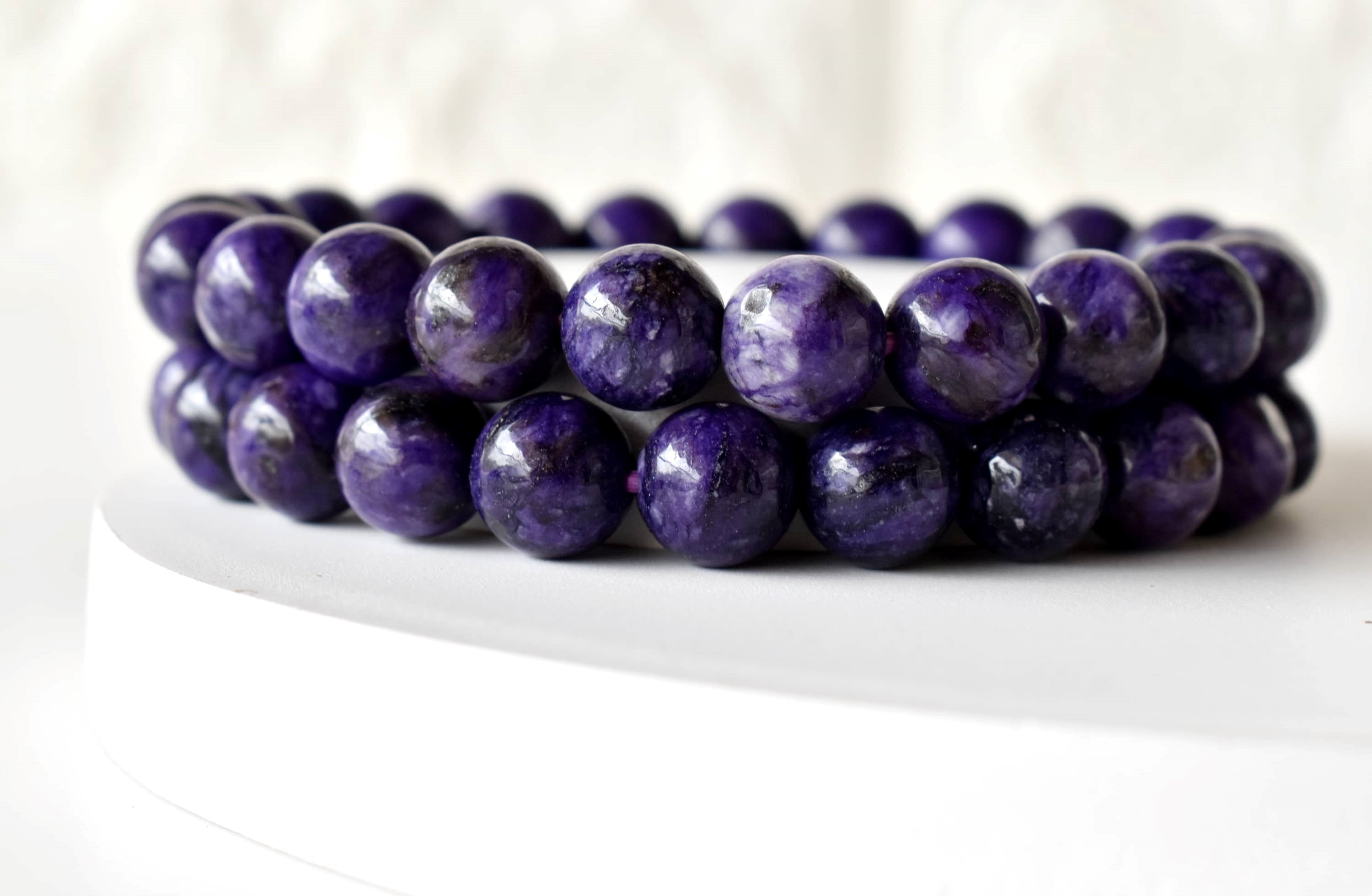 Charoite Bracelet (Self-Discipline and Stress Relief) DestGlow