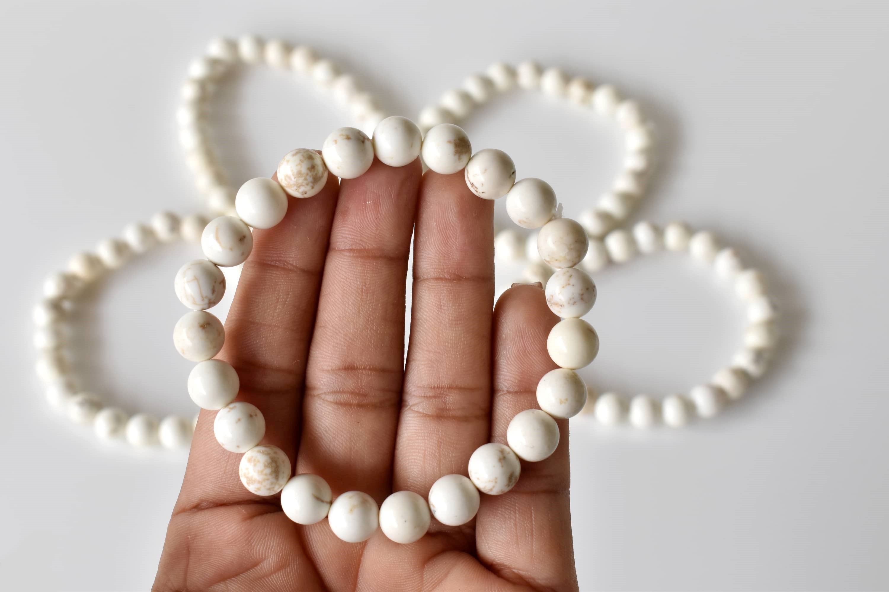 Copper Howlite Bracelet (Communication and Calming) DestGlow