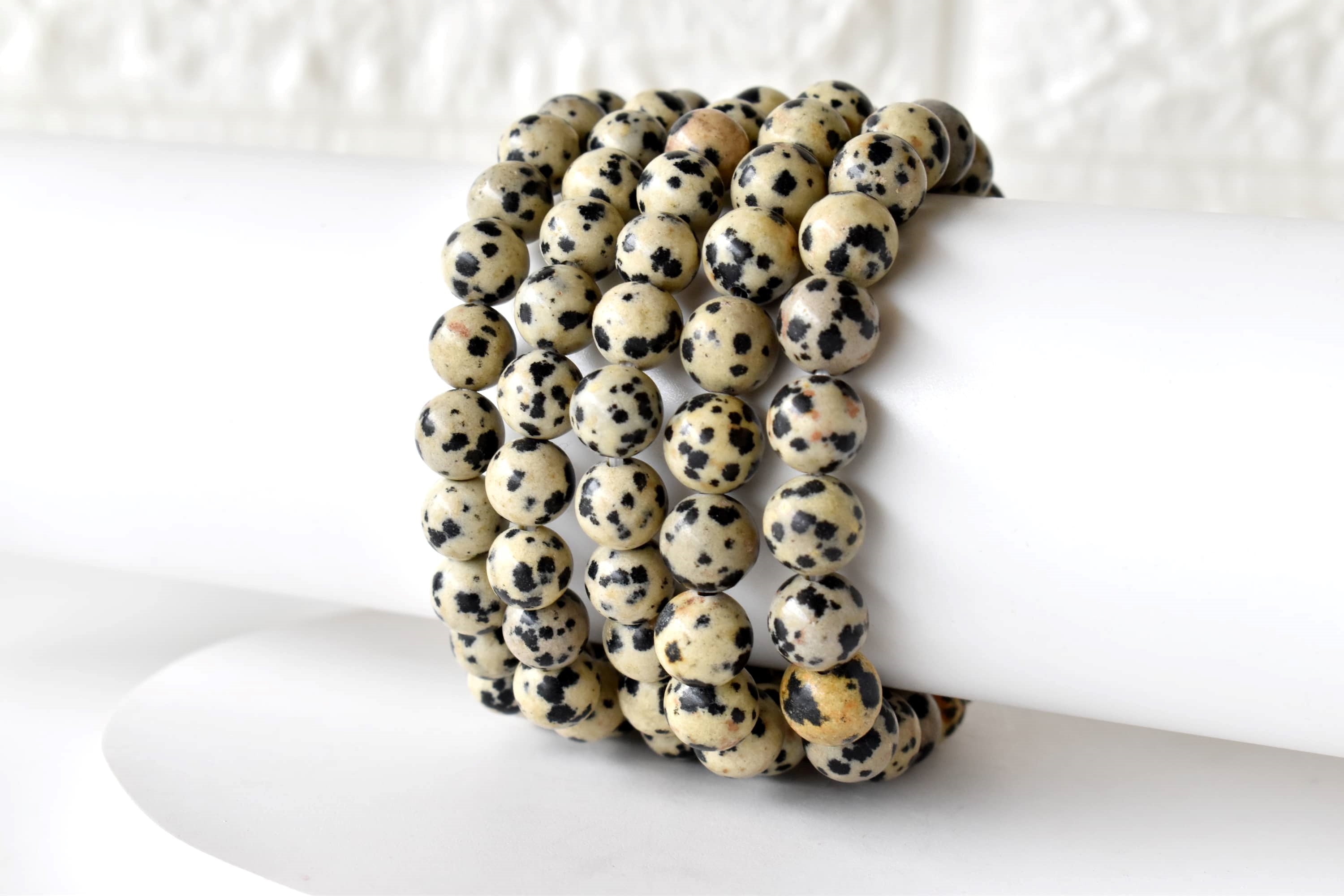 Dalmatian Jasper Bracelet(Altruism and Past Life Recall) DestGlow
