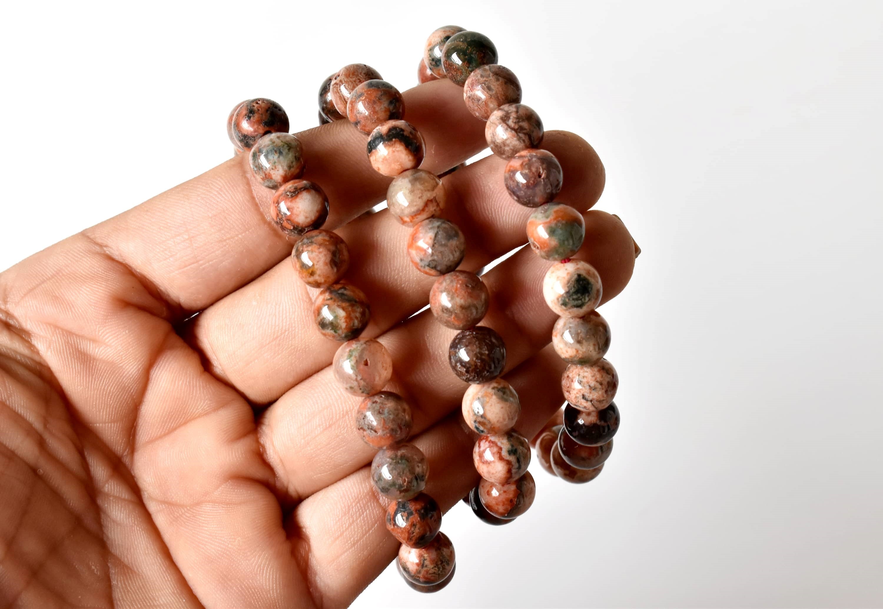 Fire Agate Bracelet(Prosperity and Spiritual Growth) DestGlow