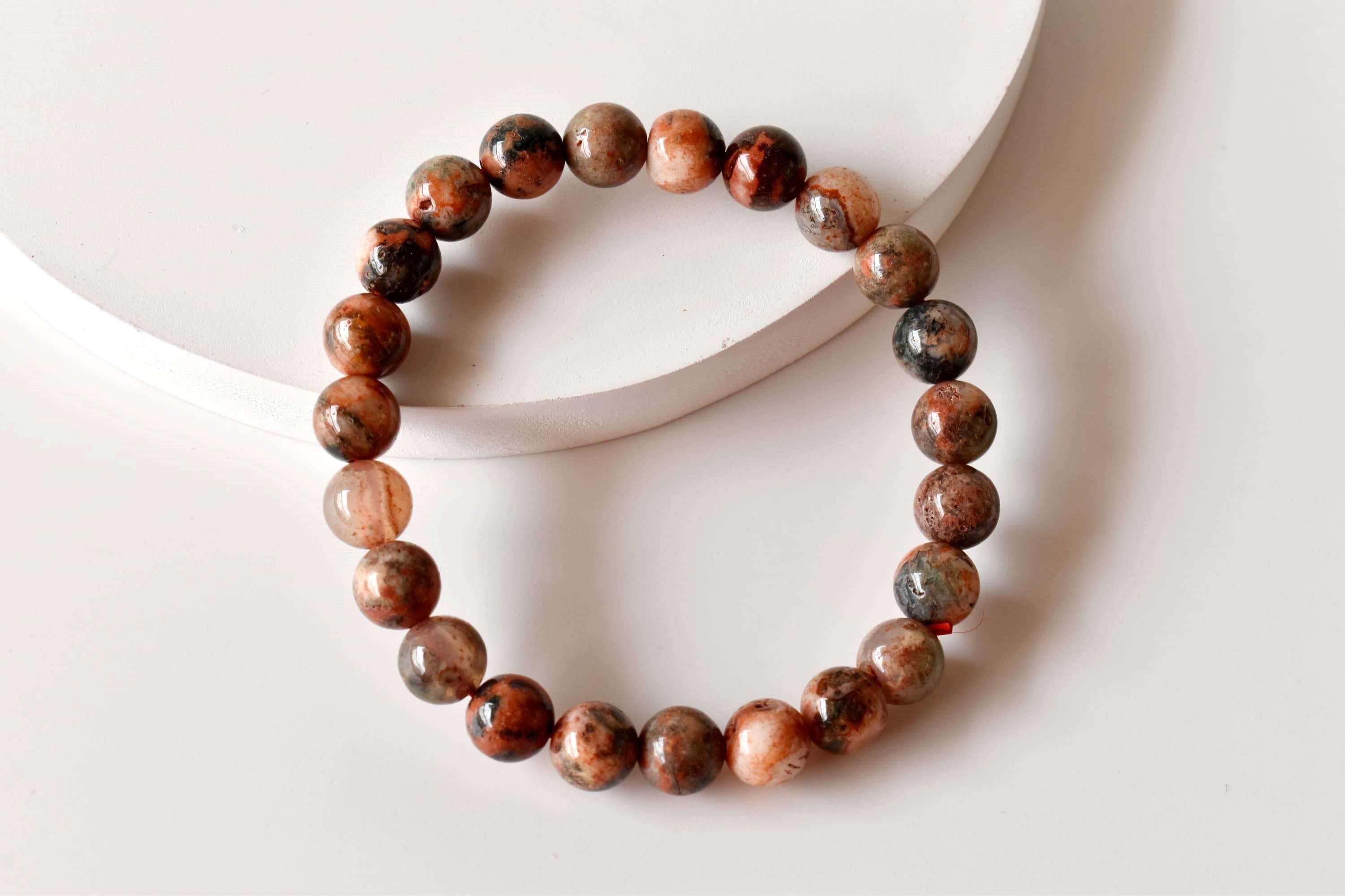 Fire Agate Bracelet(Prosperity and Spiritual Growth) DestGlow