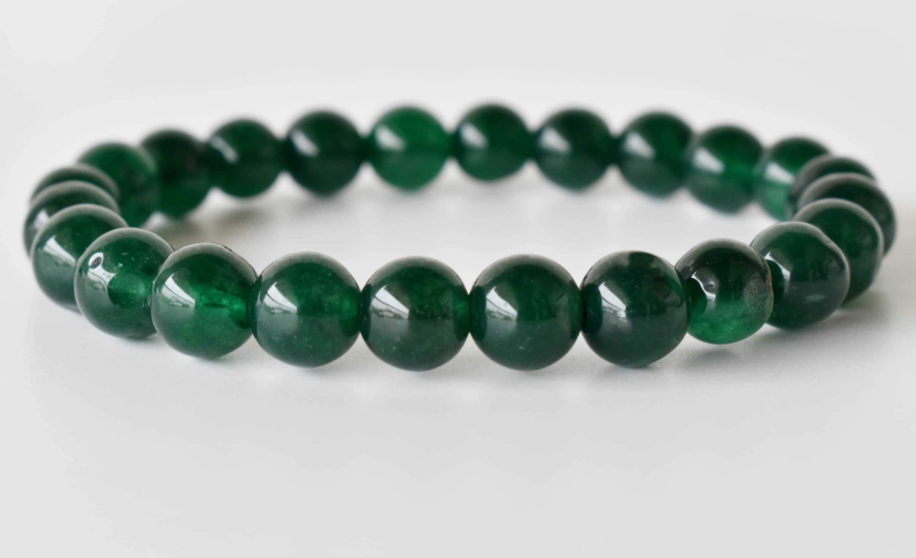 Green Jade Bracelet (Wisdom, Balance) DestGlow