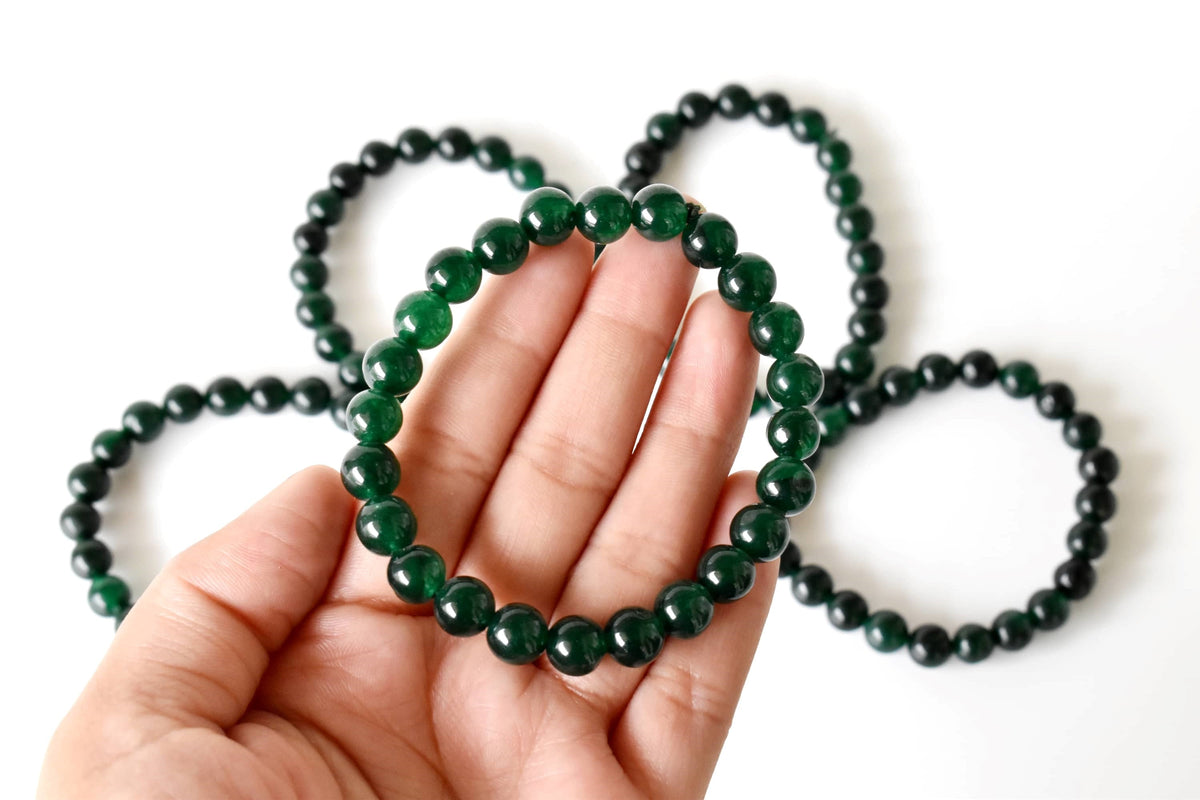 Green Jade Bracelet (Wisdom, Balance) DestGlow