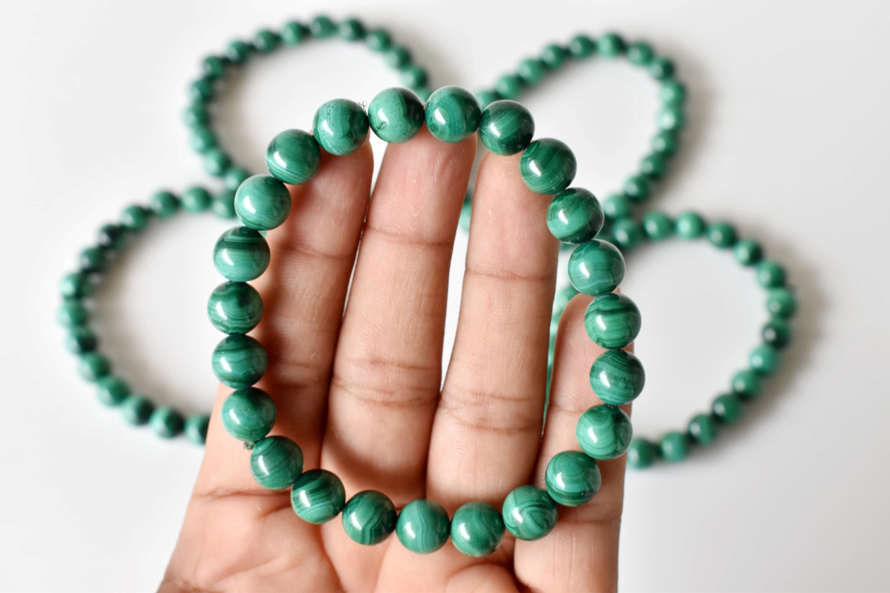 Malachite Bracelet (Travel and Confidence). DestGlow