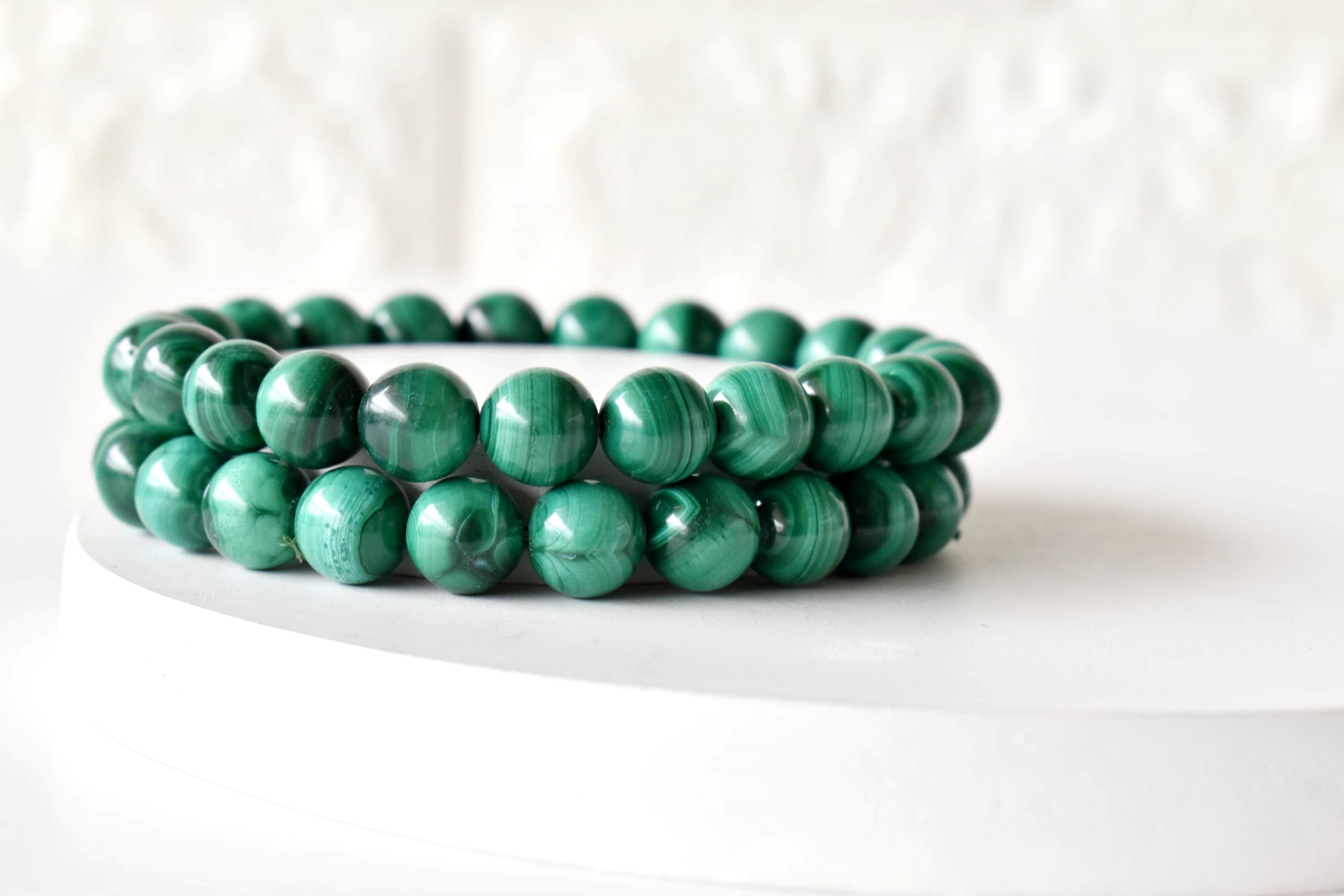 Malachite Bracelet (Travel and Confidence). DestGlow