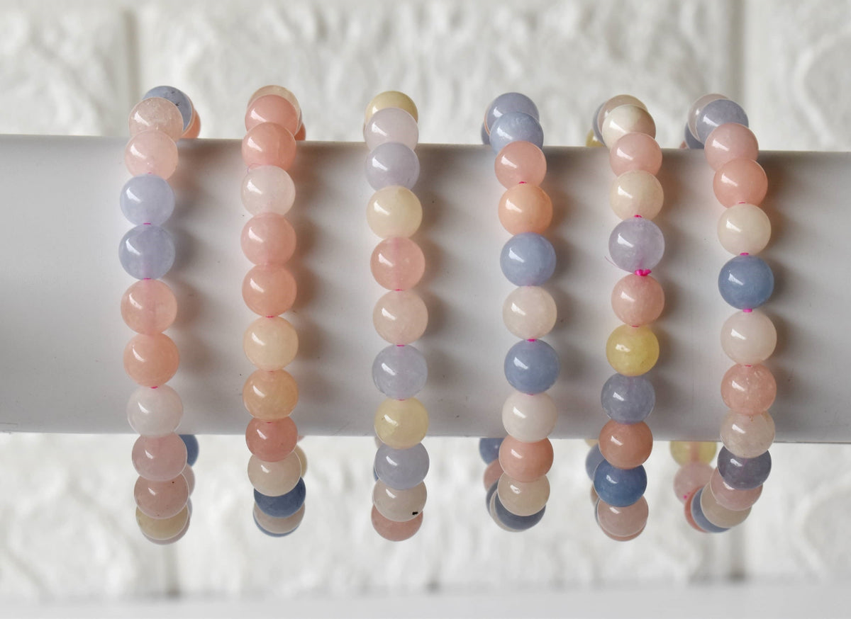 Morganite Bracelet (Travel and Wisdom) DestGlow
