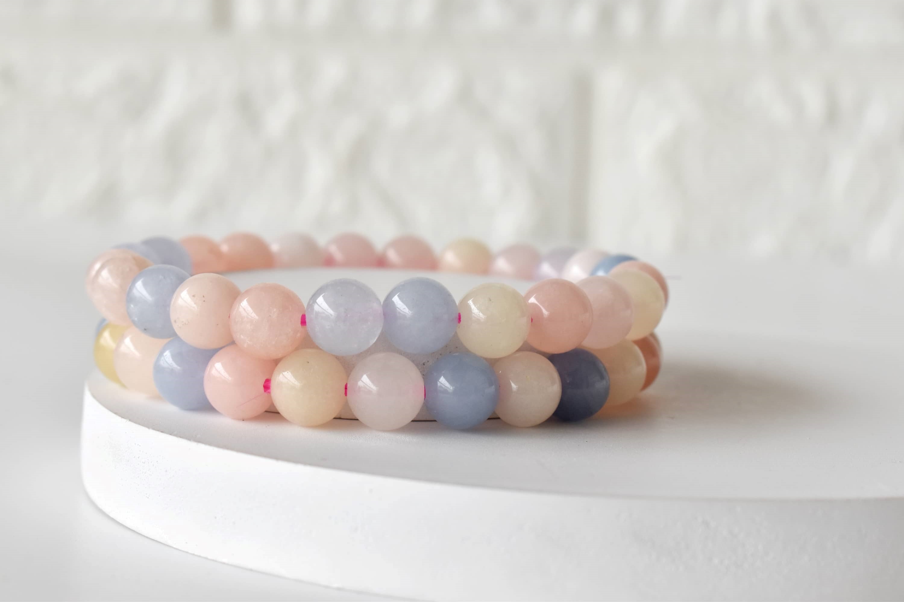 Morganite Bracelet (Travel and Wisdom) DestGlow