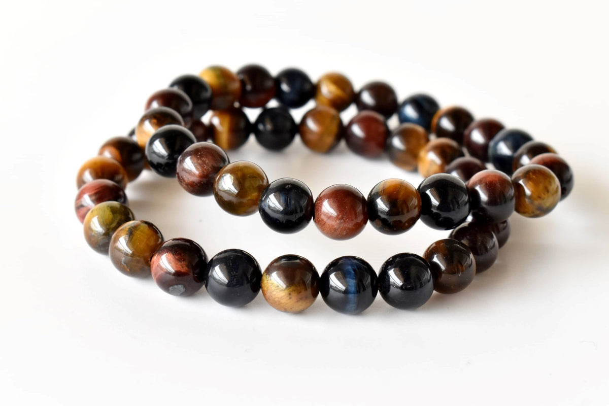 Multi Tiger Eye Bracelet (Self-Confidence, Spiritual Stability,) DestGlow