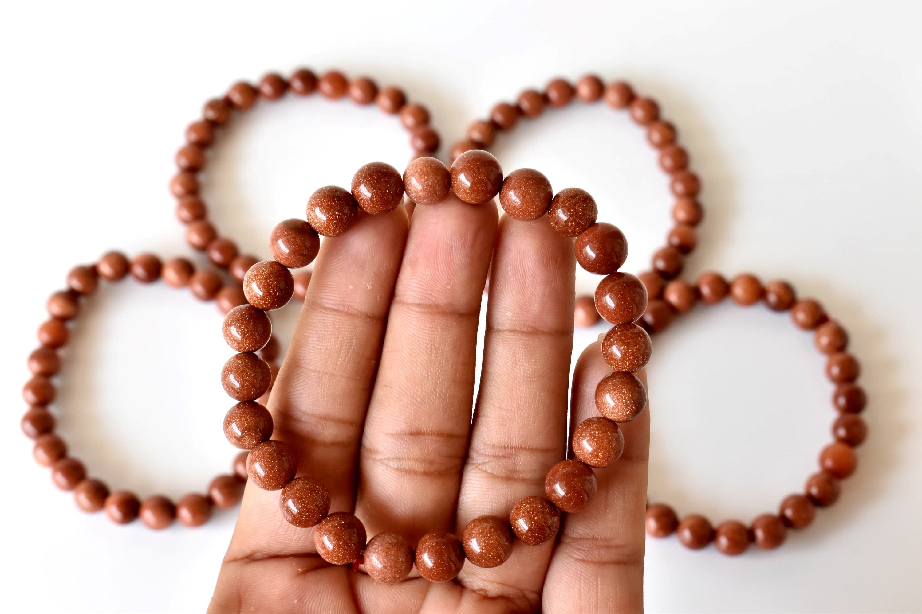Red Sandstone Bracelet (Creativity and Truth) DestGlow