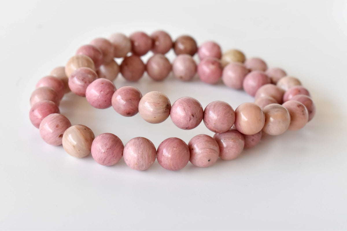 Rhodochrosite Bracelet (Compassion and Relaxation) DestGlow