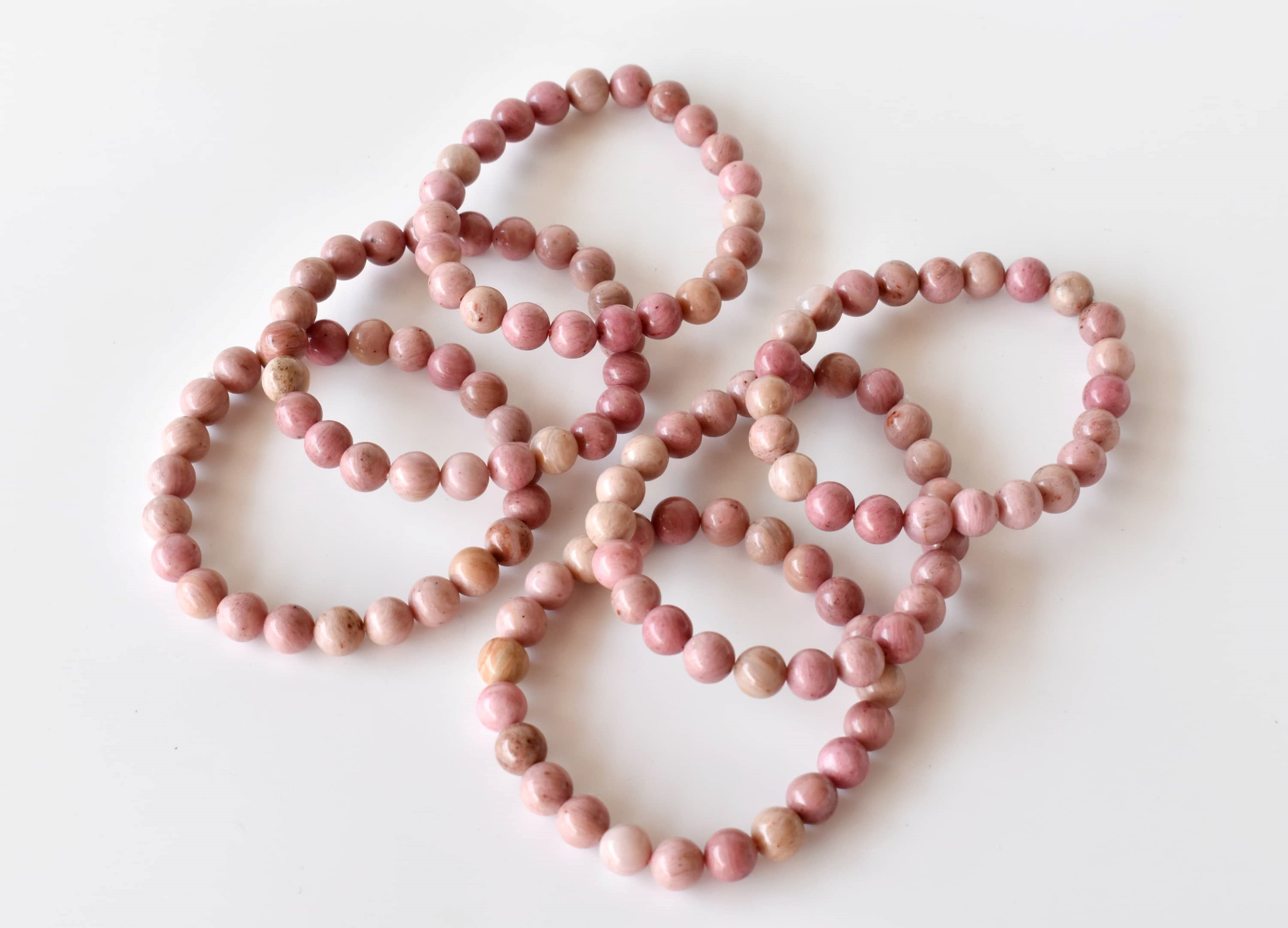 Rhodochrosite Bracelet (Compassion and Relaxation) DestGlow