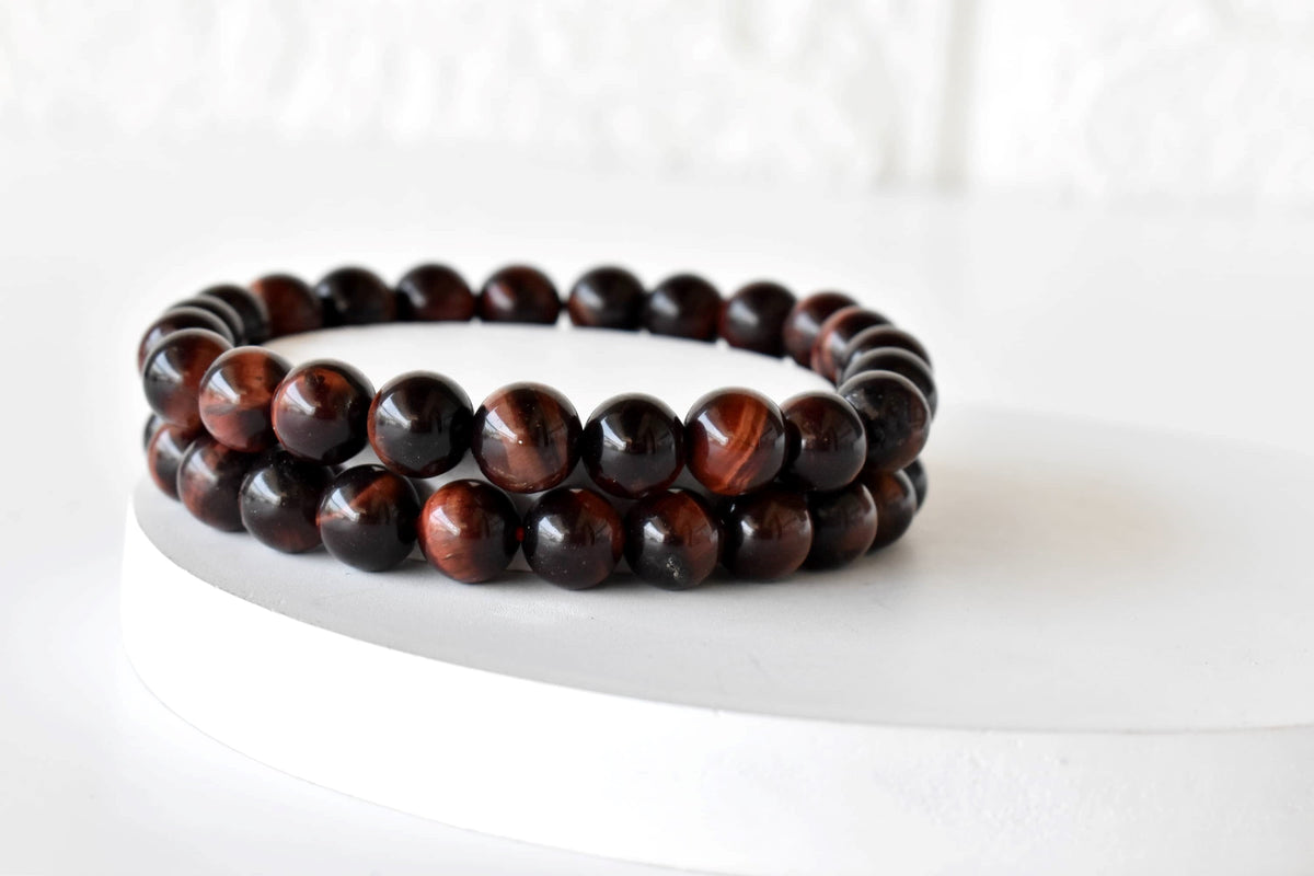 Red Tiger Eye Bracelet (Happiness and Self Discovery) DestGlow