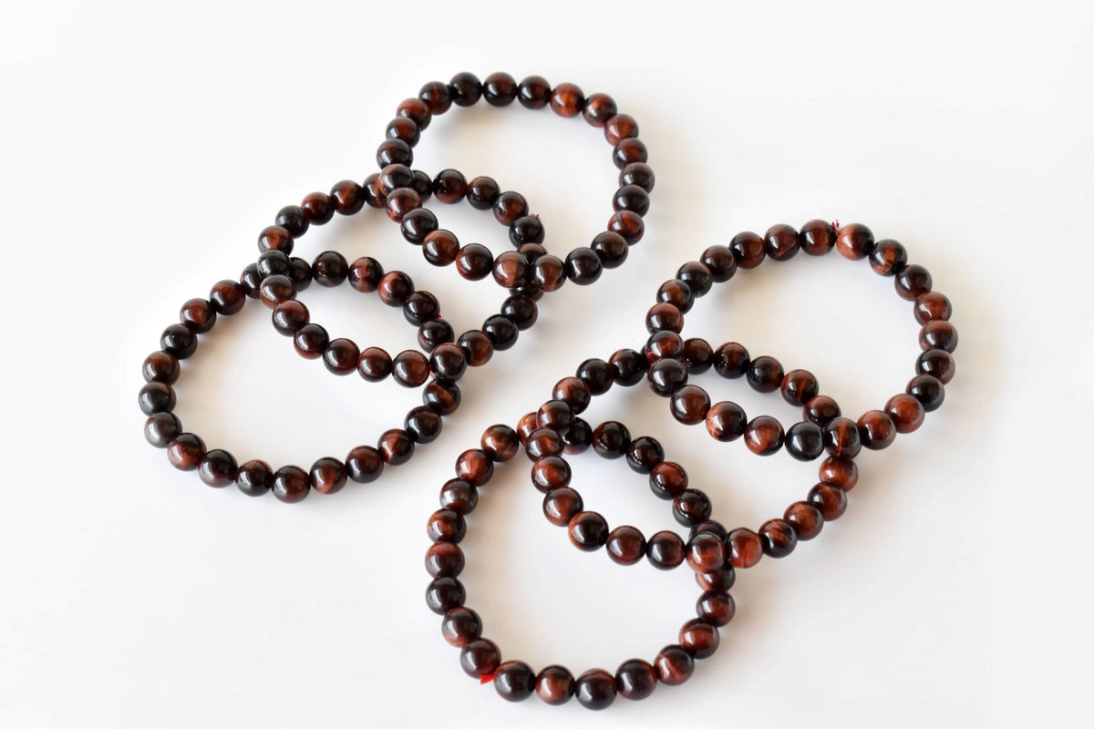 Red Tiger Eye Bracelet (Happiness and Self Discovery) DestGlow