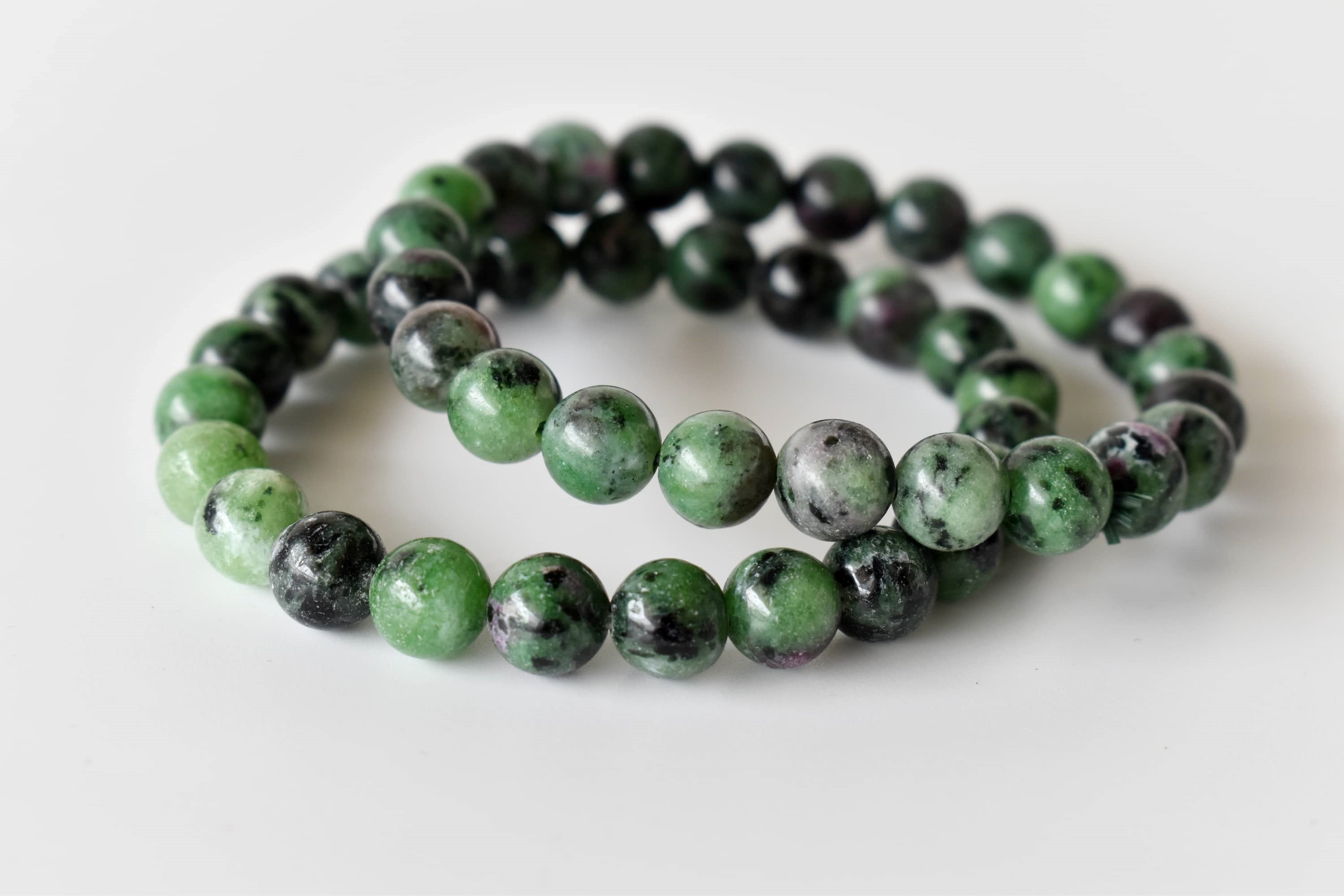 Ruby Zoisite Bracelet (Masculine & Feminine Energies and Harmony ). DestGlow