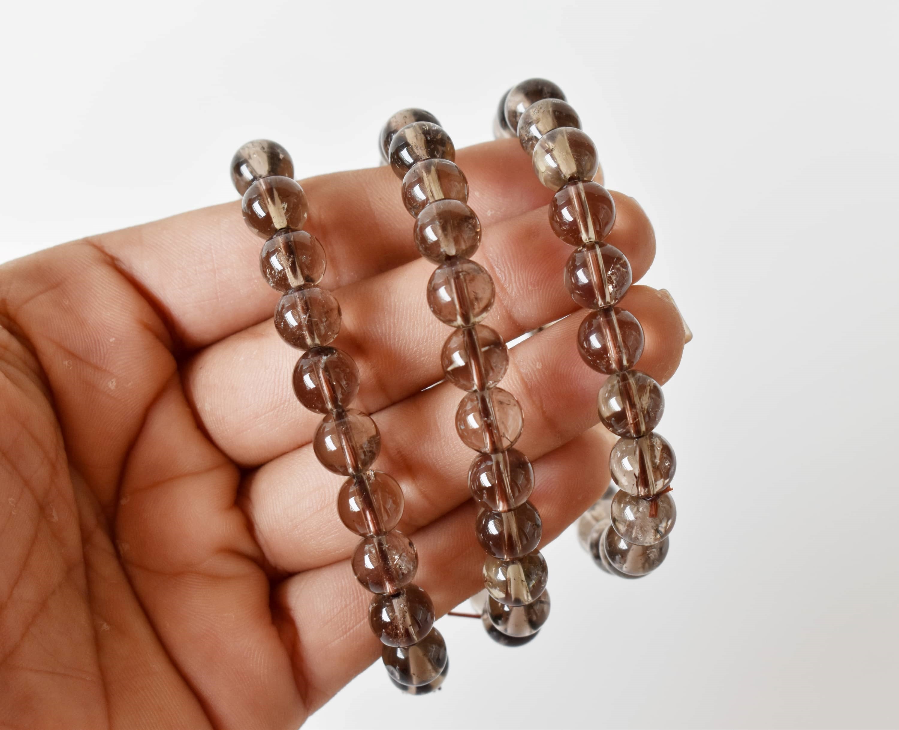Smokey Quartz Bracelet (Depression and Abundance) DestGlow