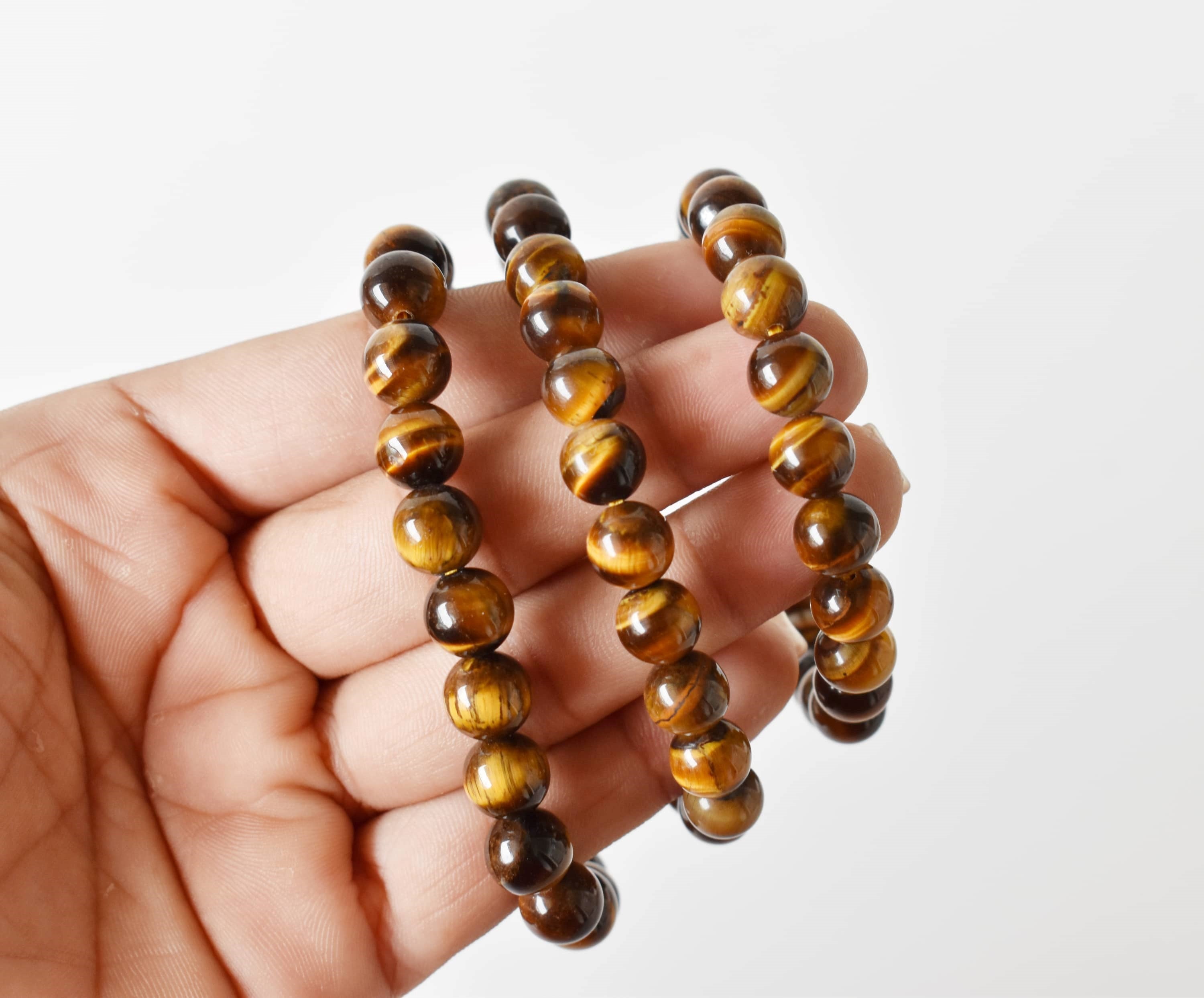 Tiger Eye Bracelet (Spiritual Stability and Self-Confidence) DestGlow