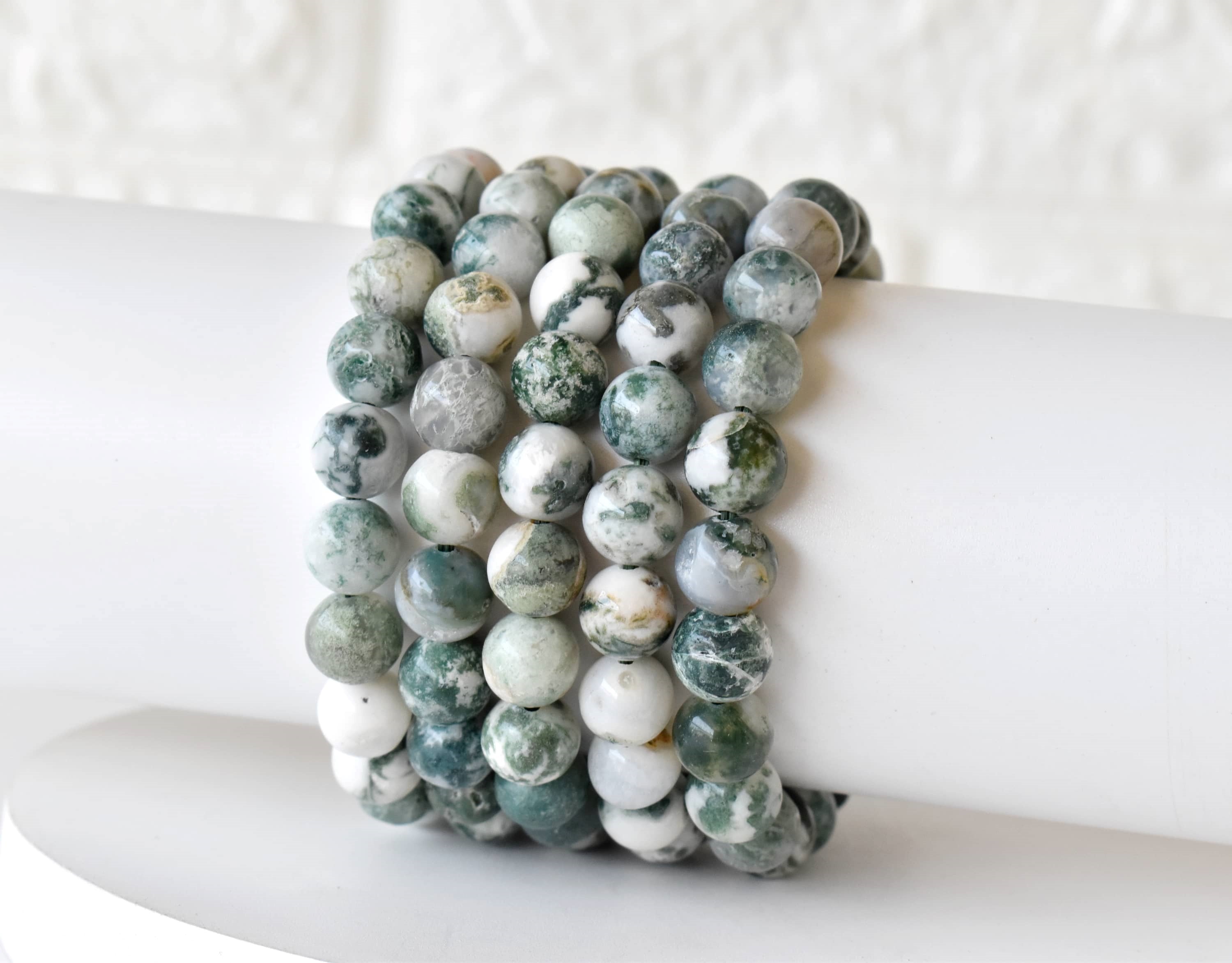 Tree Agate Bracelet (Sense of Peace and Inner Tranquility) DestGlow