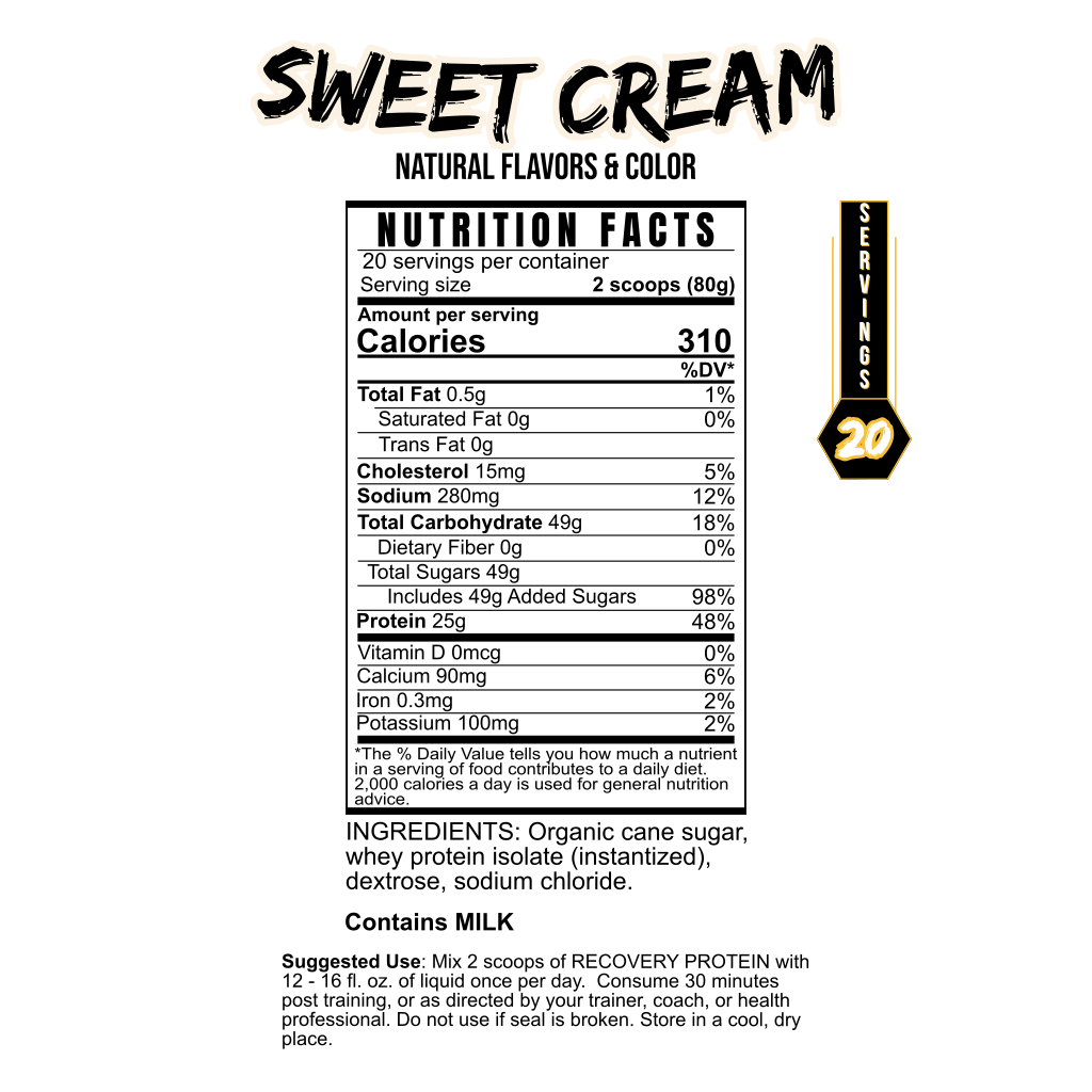 RECOVERY PROTEIN (NEW)