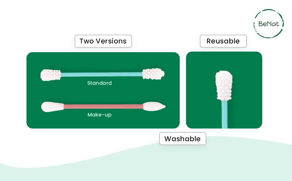 Reusable Silicone Cotton Swab -2 Pack - DestGlow