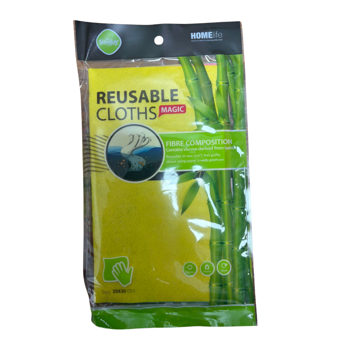 Reusable Microfiber Cleaning Cloths, 3?pack (25×30?cm) DestGlow