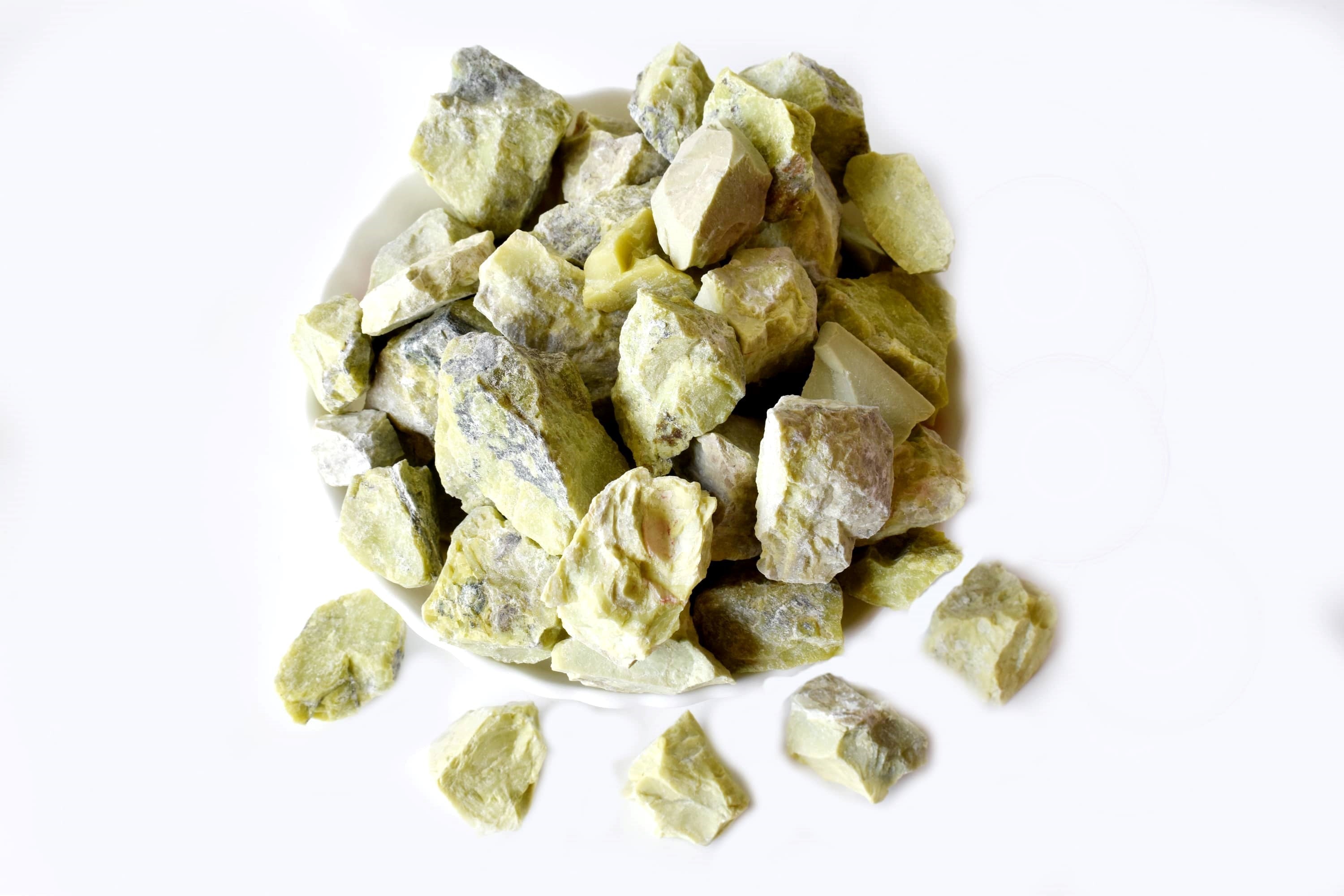 Serpentine Rough Rocks (Inspiration and Mastering Fear ) DestGlow