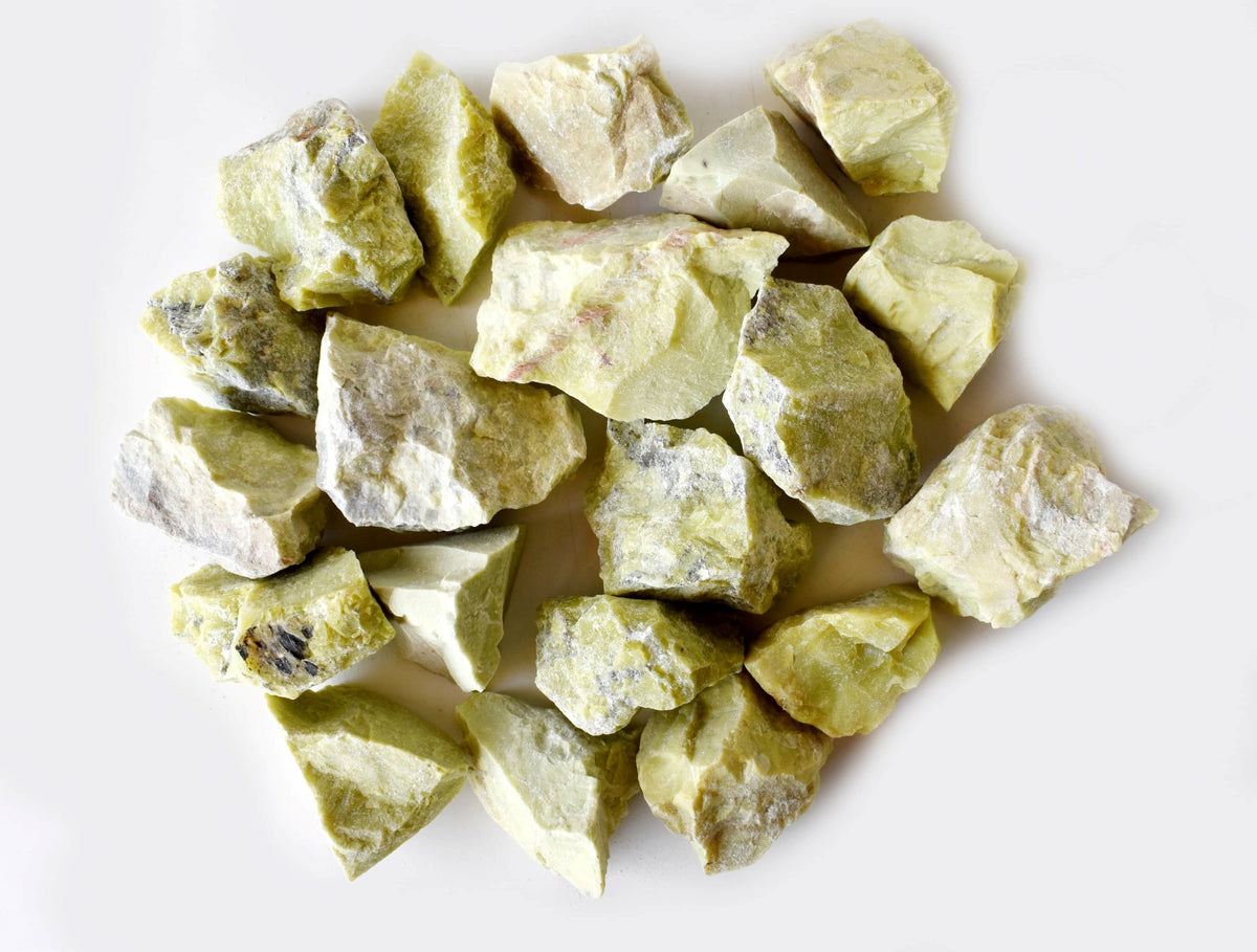 Serpentine Rough Rocks (Inspiration and Mastering Fear ) DestGlow