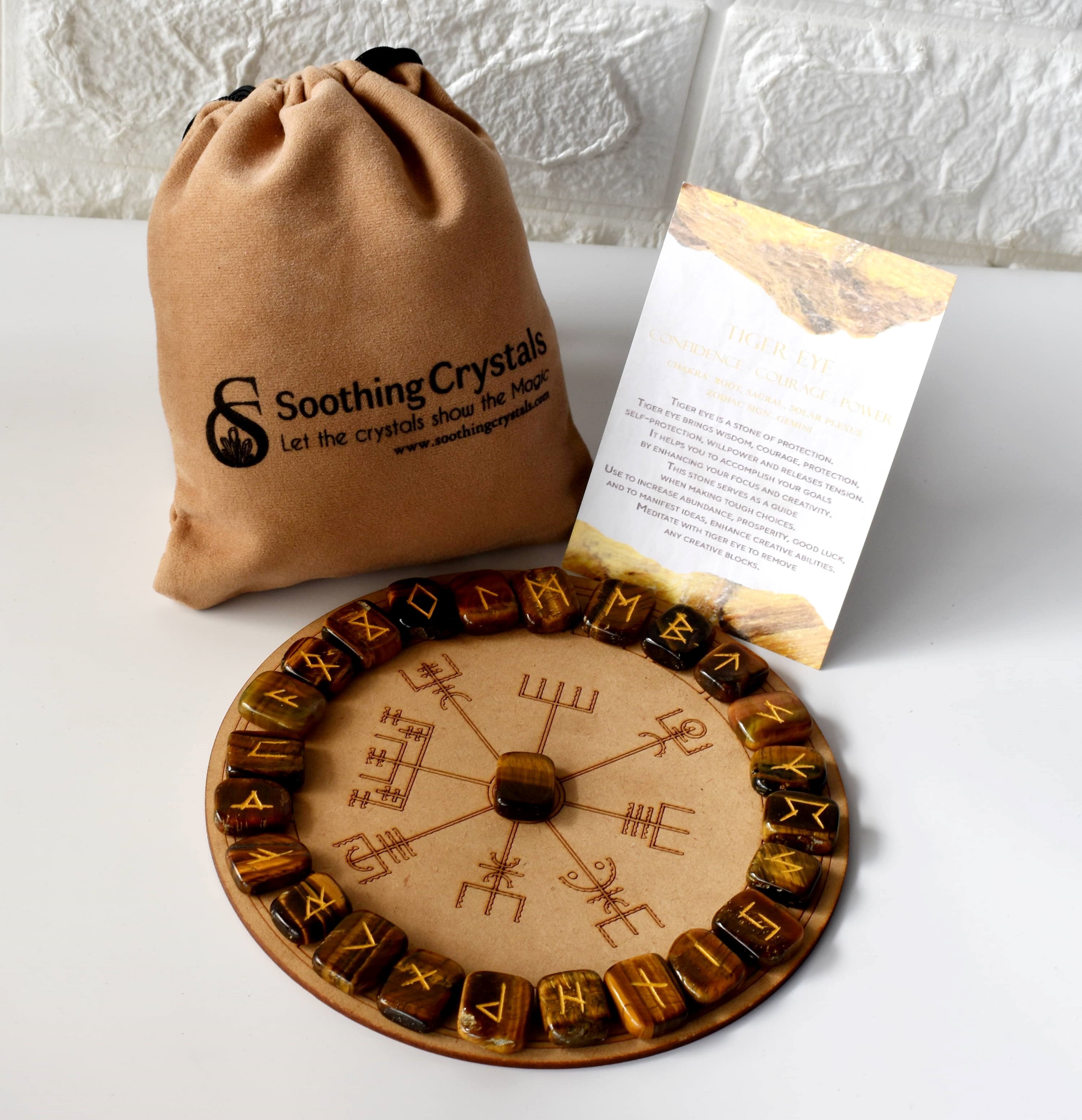 Tiger Eye Rune Set (Creativity and Longevity)