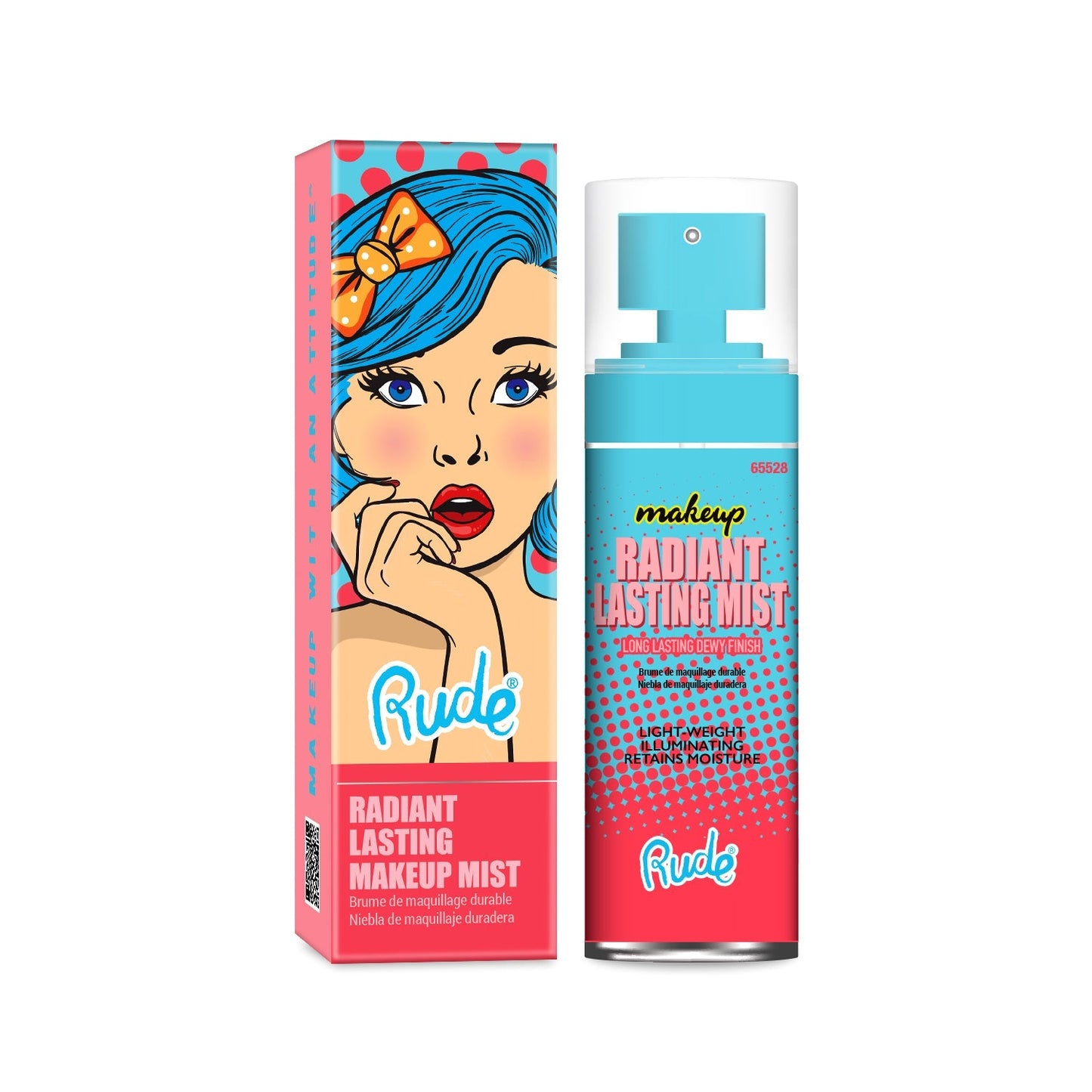 RUDE Radiant Lasting Makeup Mist - accessories