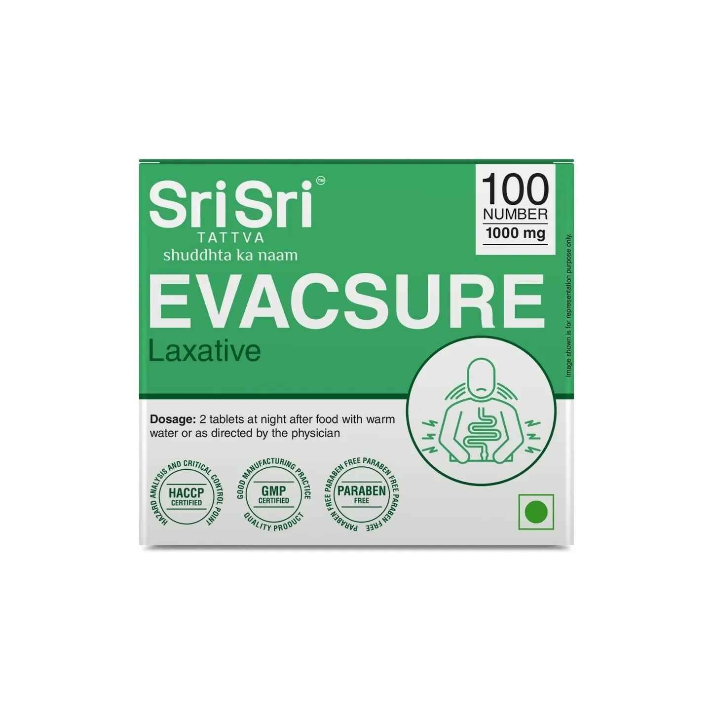 Sri Sri Tattva Evacsure - Laxative Tablets