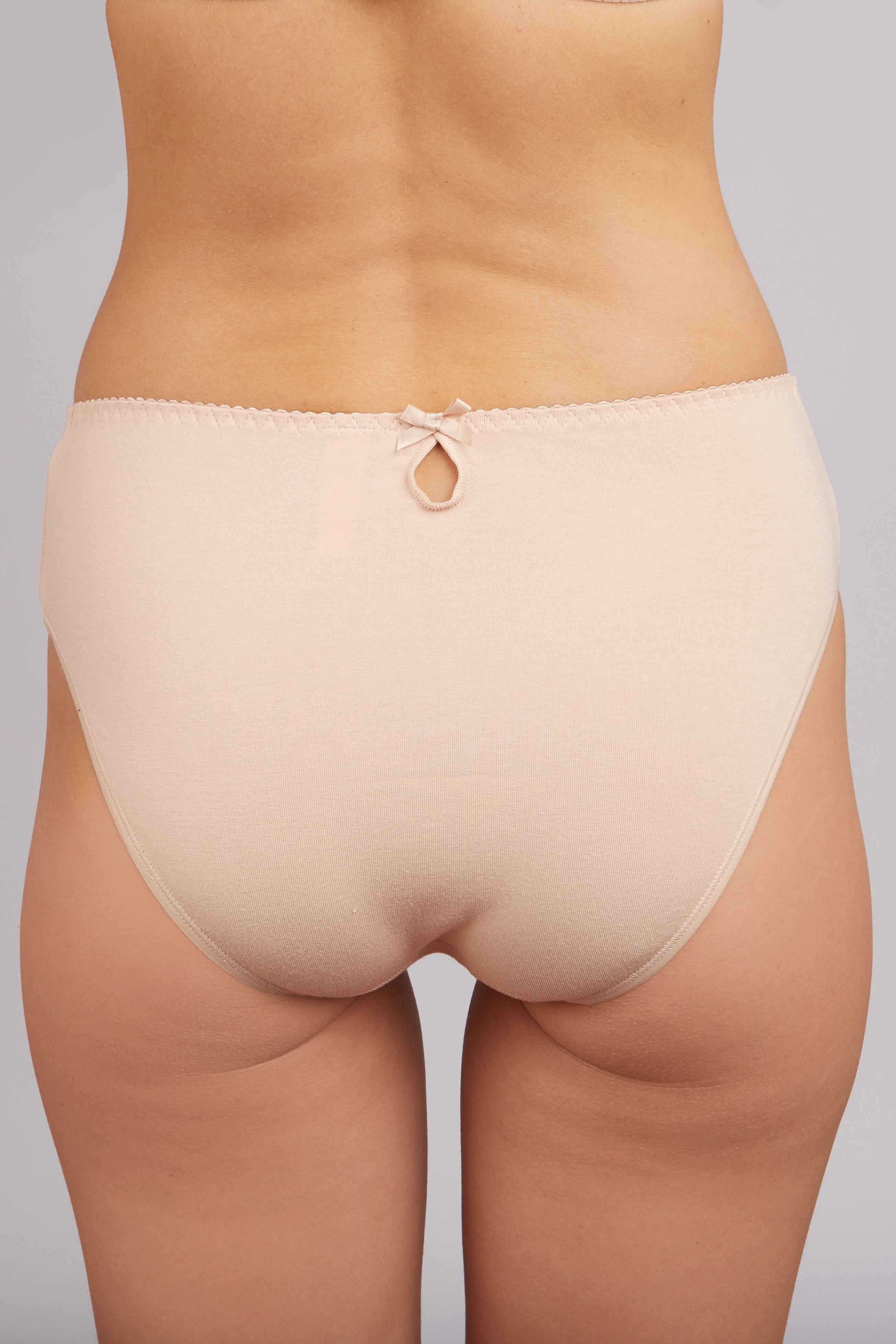 Cotton Panties Milavitsa 230360 - Medium-Waisted Slip