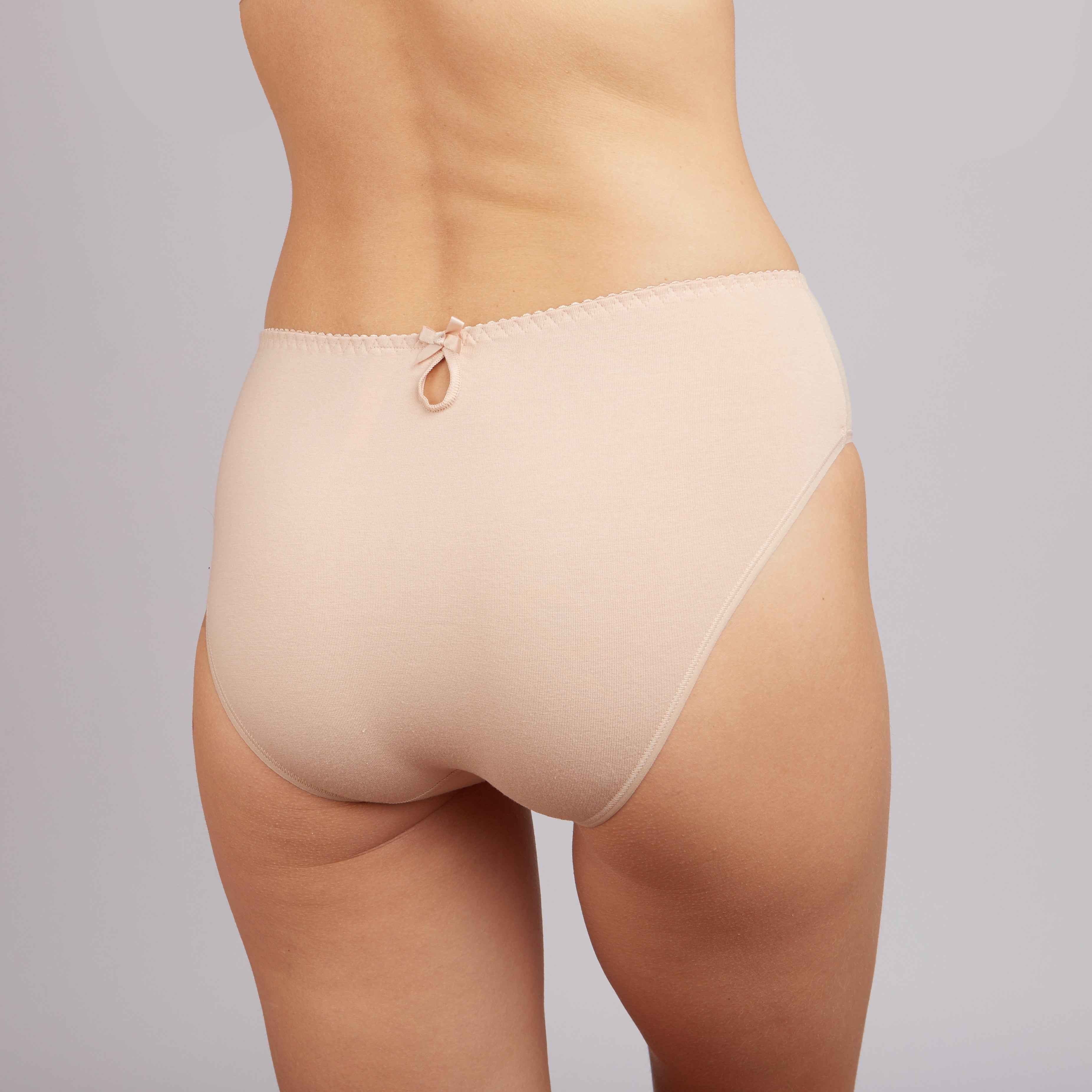 Cotton Panties Milavitsa 230360 - Medium-Waisted Slip